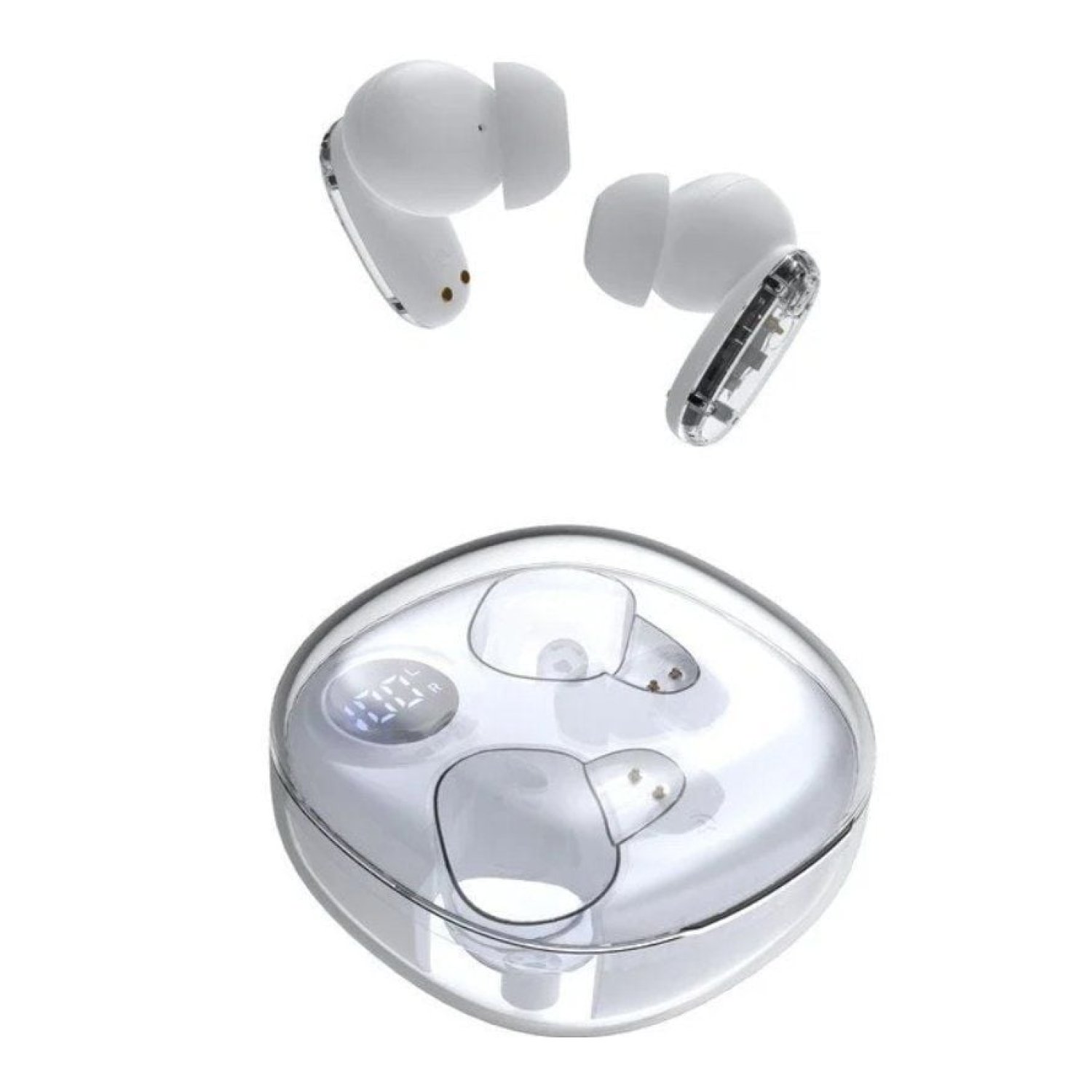 Mars Gaming MHIB2 · Auriculares Bluetooth · Estuche Carga · 7h Autonomía · Blancos