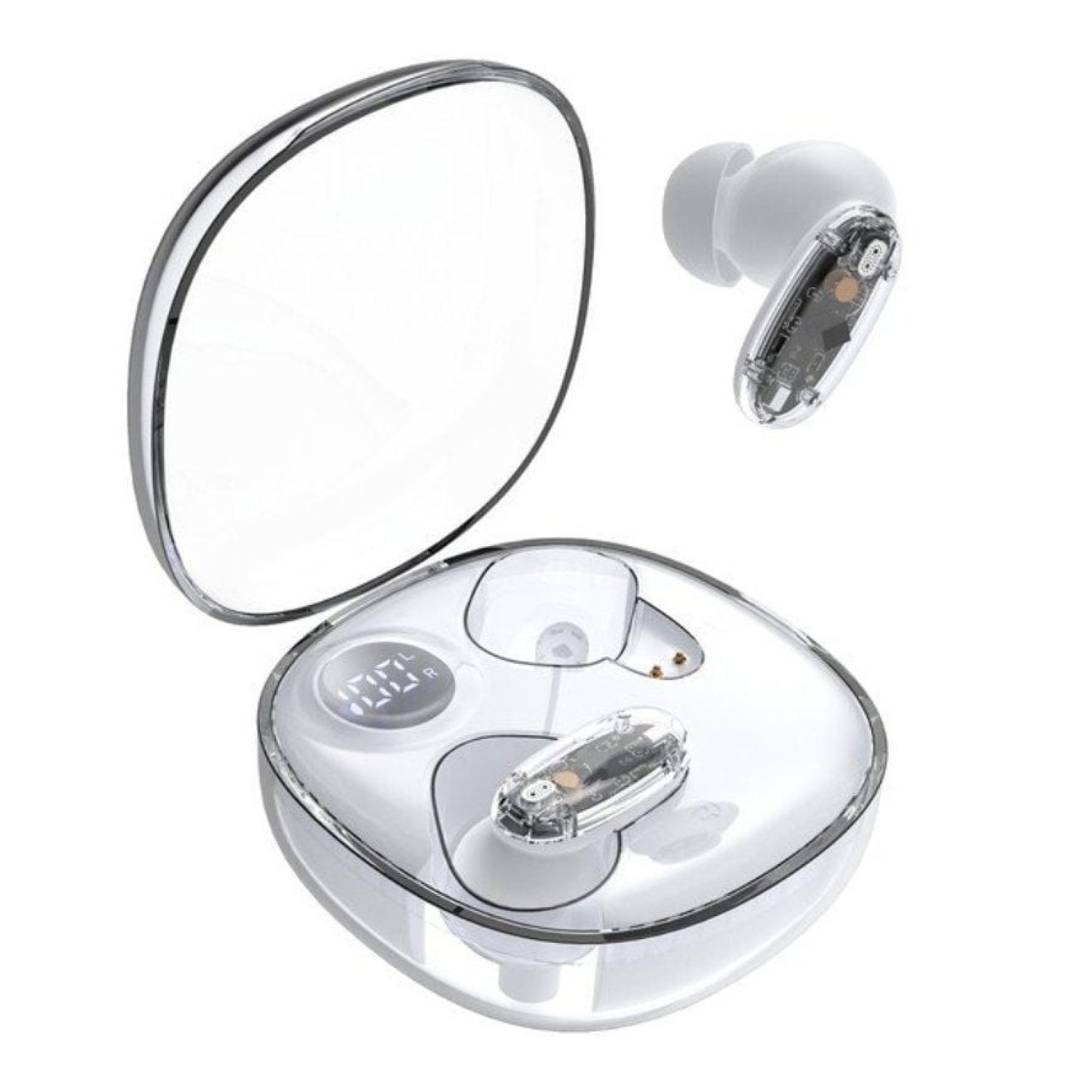 Mars Gaming MHIB2 · Auriculares Bluetooth · Estuche Carga · 7h Autonomía · Blancos