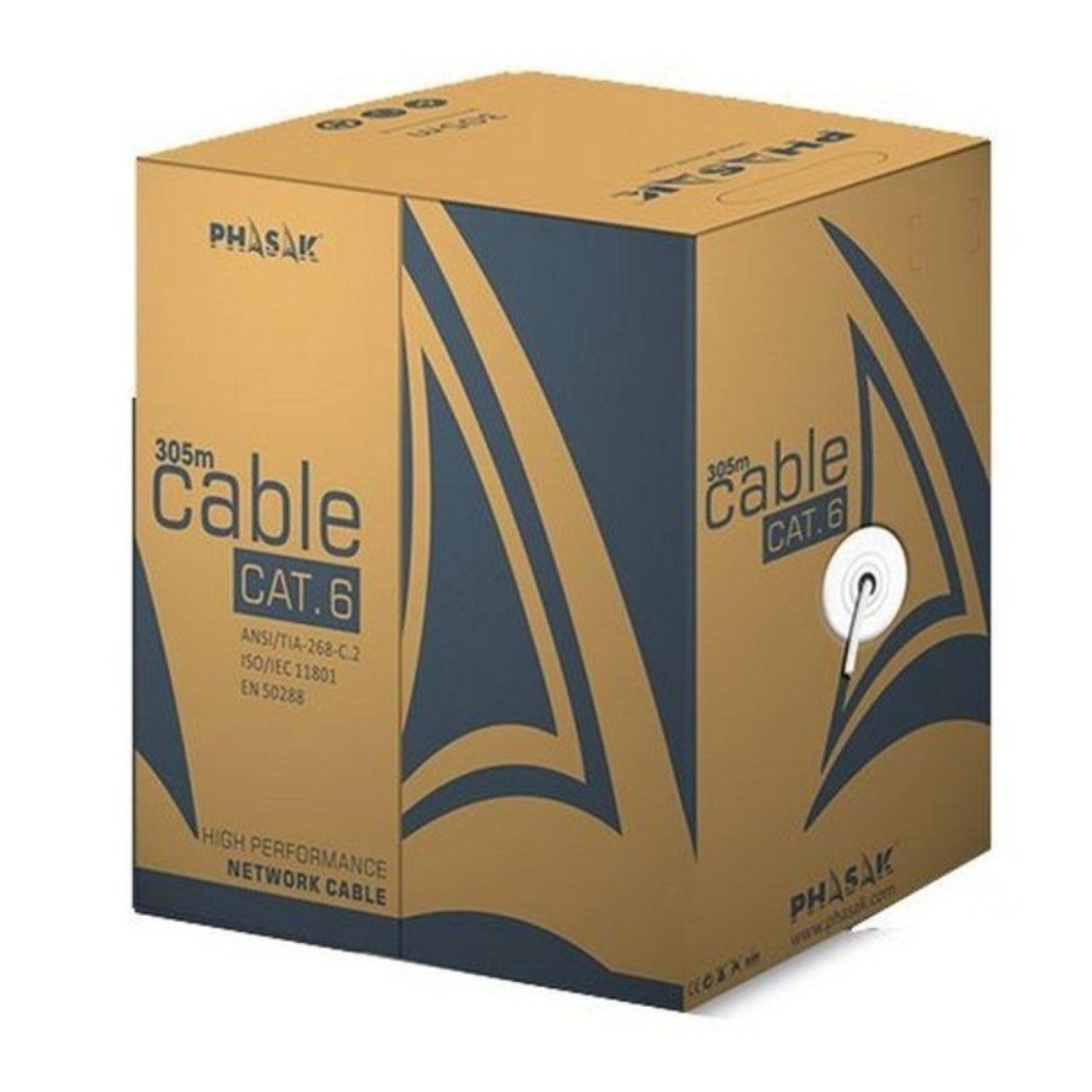 Phasak PHR 6302 · Cable RJ45 UTP Cat.6 · 305m · Gris