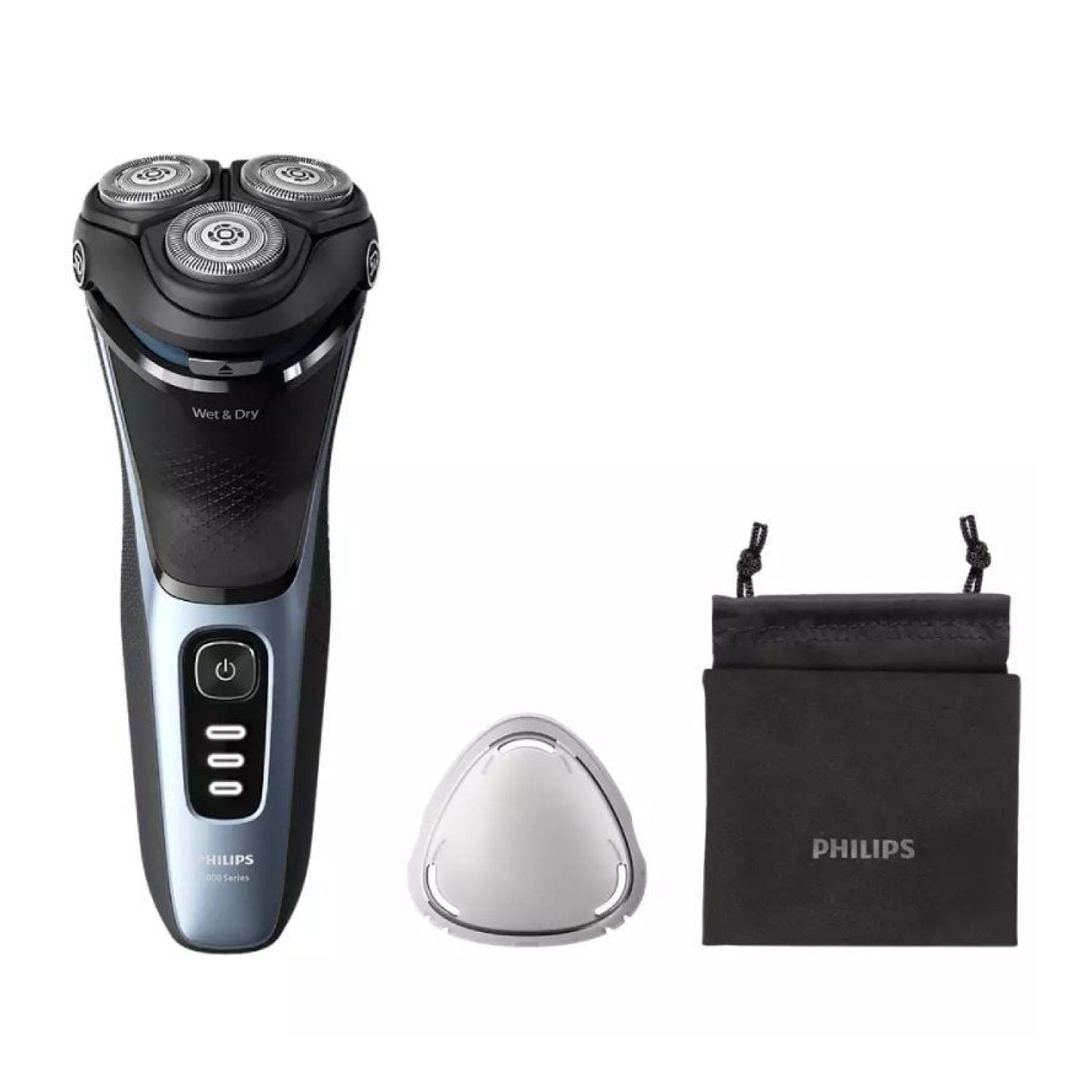 Philips Shaver Series 3000 S3243/12 · Afeitadora Eléctrica · Batería · 2 Accesorios