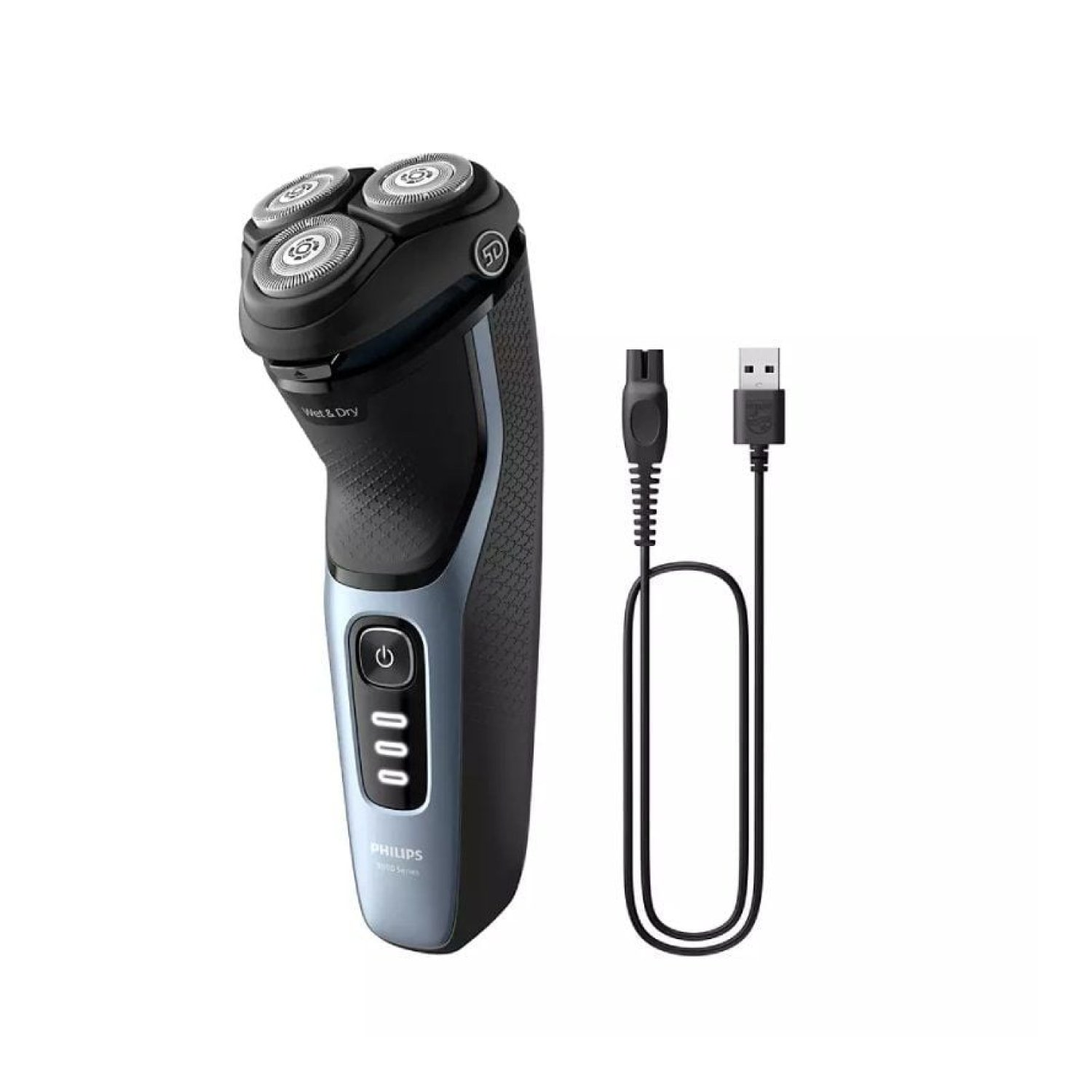 Philips Shaver Series 3000 S3243/12 · Afeitadora Eléctrica · Batería · 2 Accesorios
