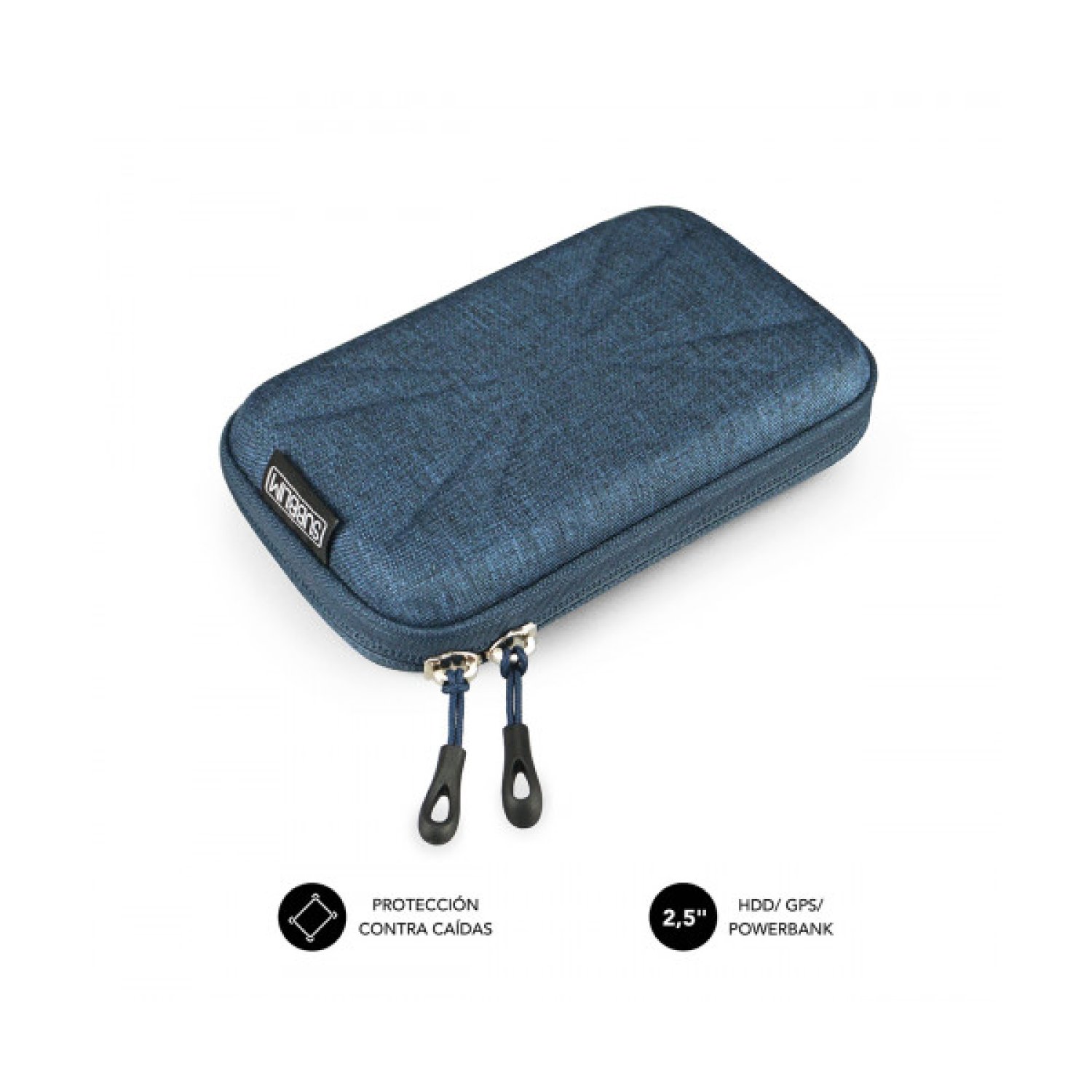 Subblim · Funda Disco Externo 2,5" · HDD Business · Azul Oscuro
