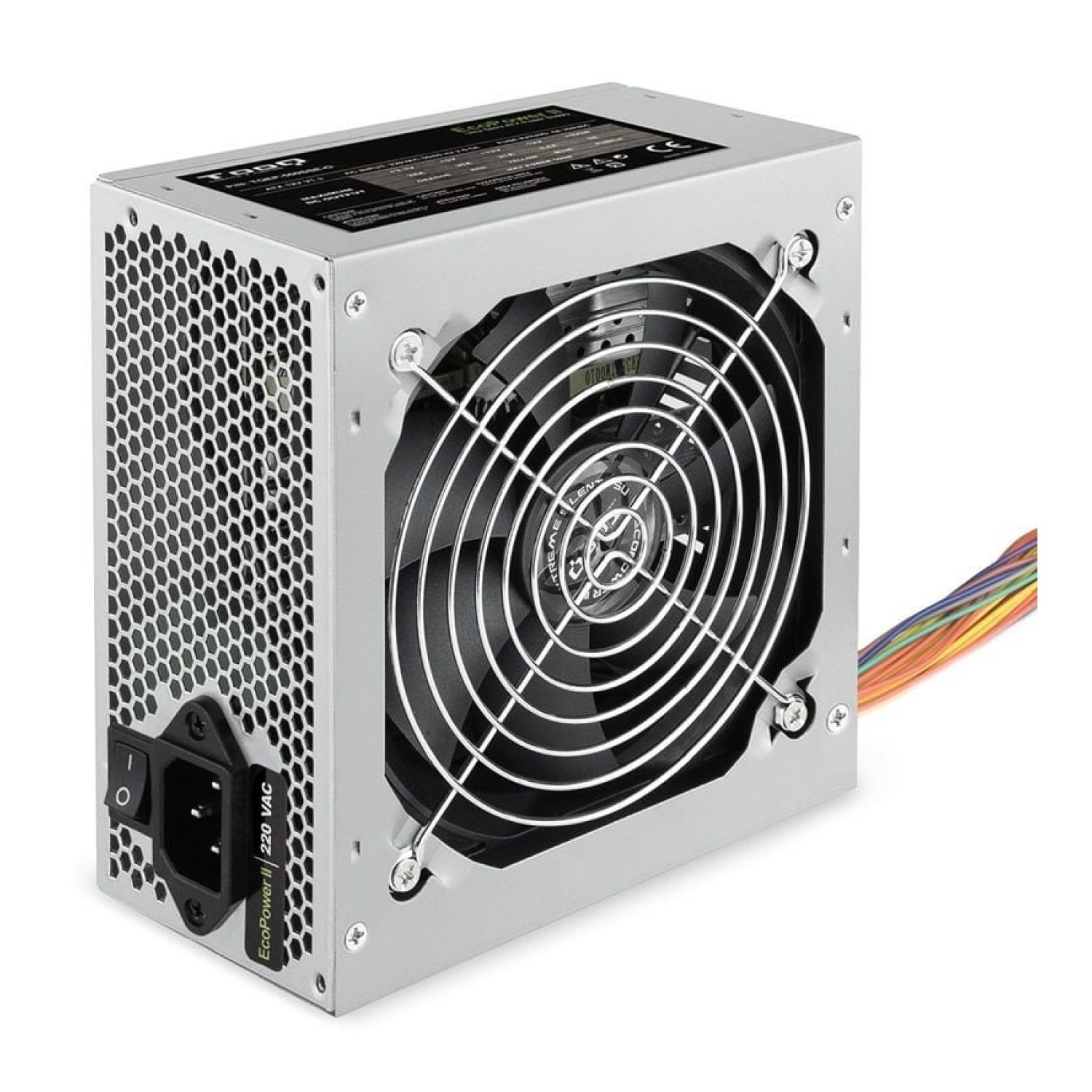 TooQ TQEP-500SSE-O · Fuente 500W · Ventilador 12cm · OEM
