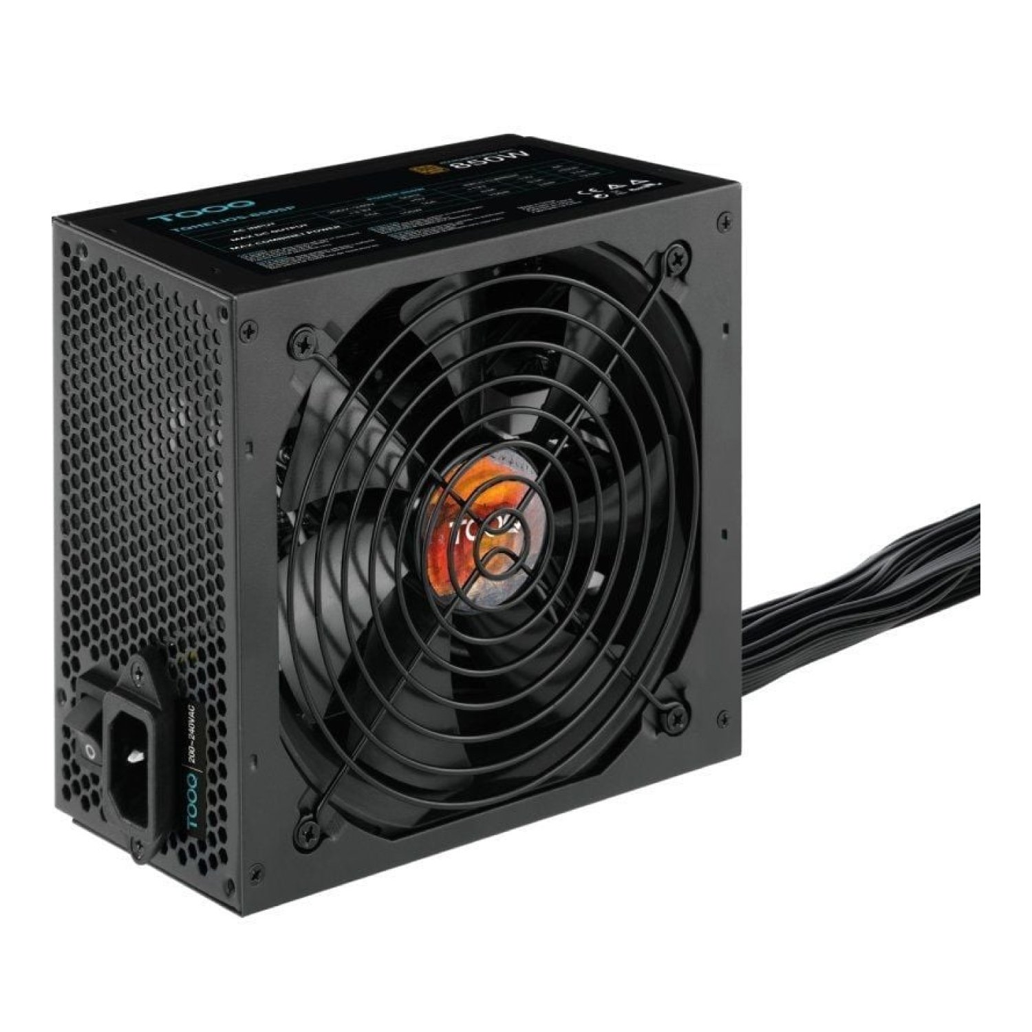 TooQ Tqhelios-850SP · 850W · 80 Plus Bronze · Ventilador 12cm