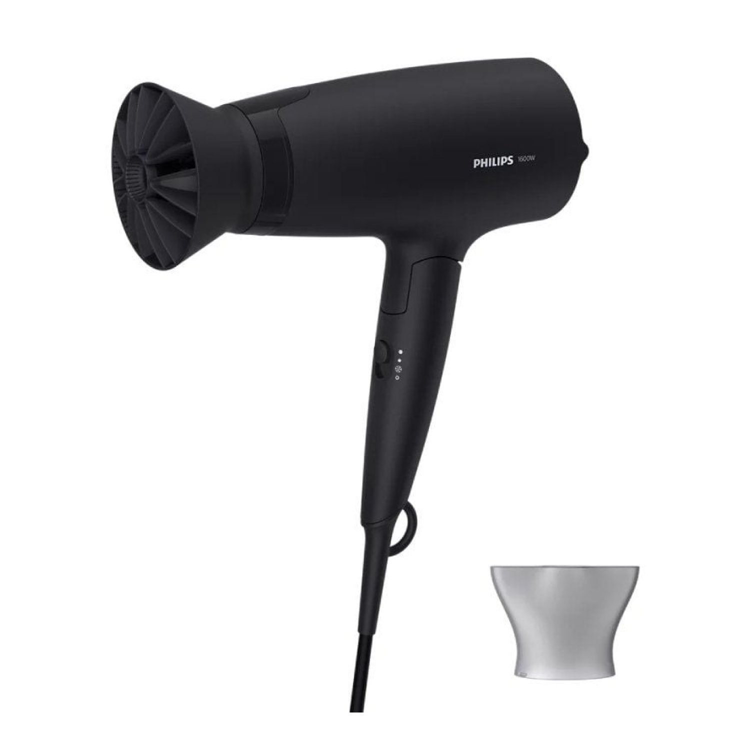 Philips 3000 Series BHD308/10 · Secador 1600W · Negro · 2 Accesorios