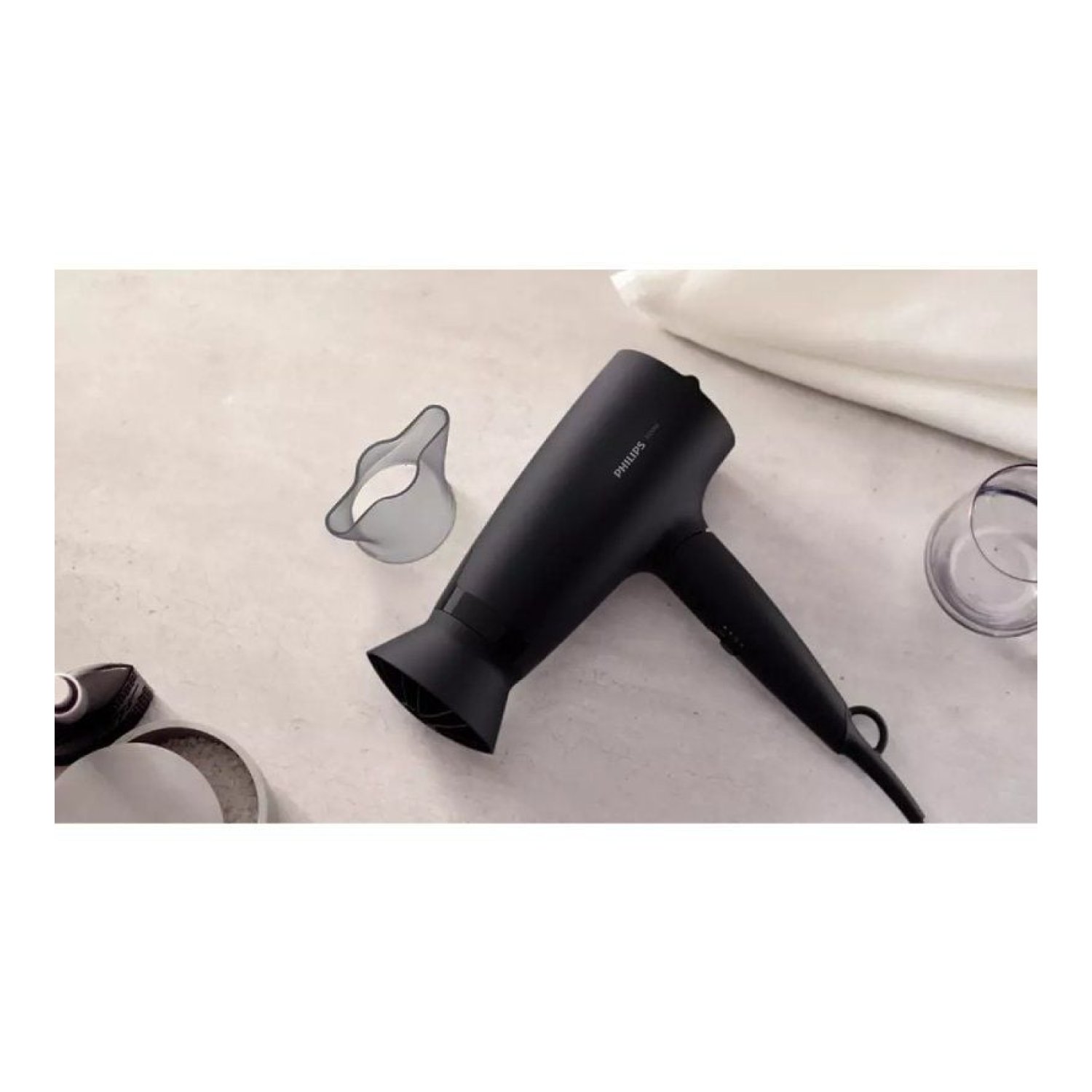 Philips 3000 Series BHD308/10 · Secador 1600W · Negro · 2 Accesorios