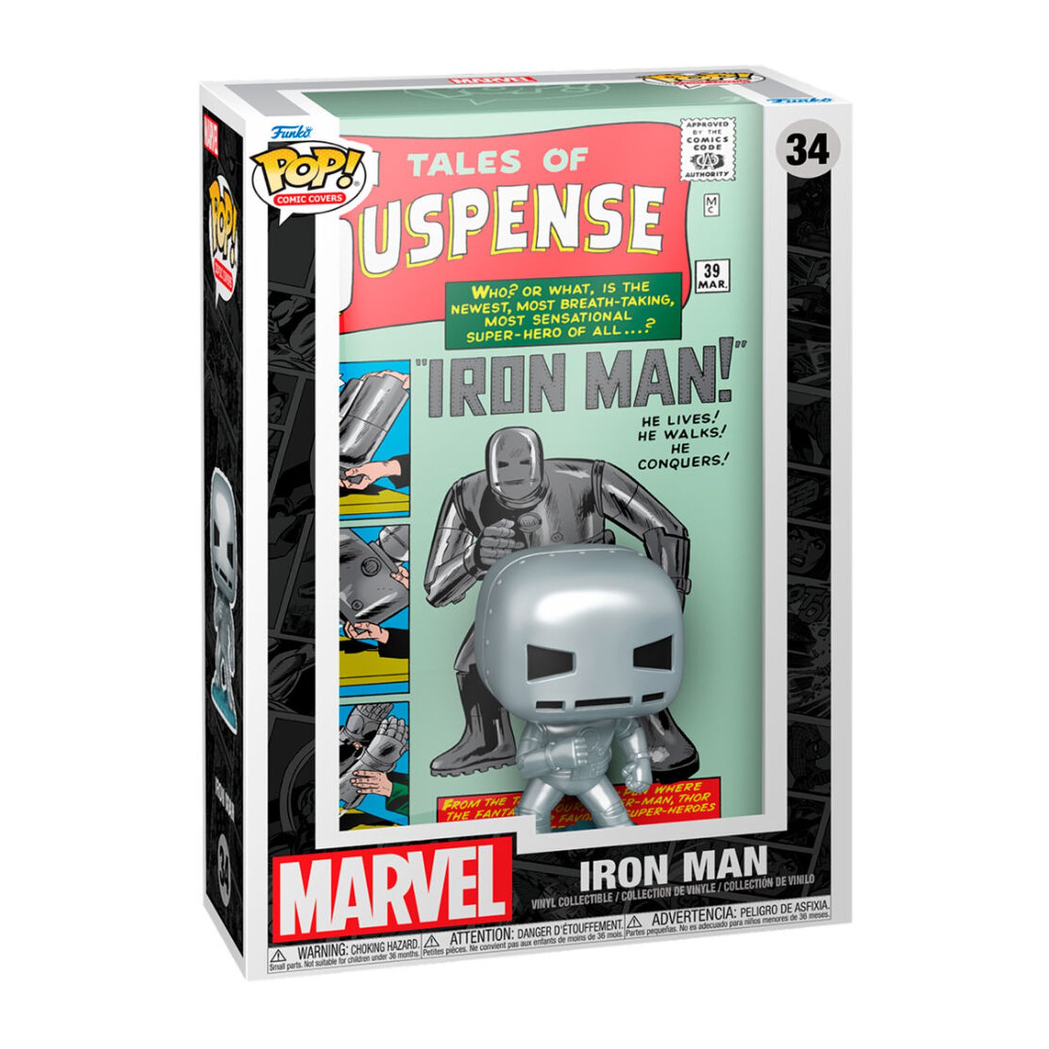 Figura POP Comic Cover Marvel Tales of Suspense Iron Man