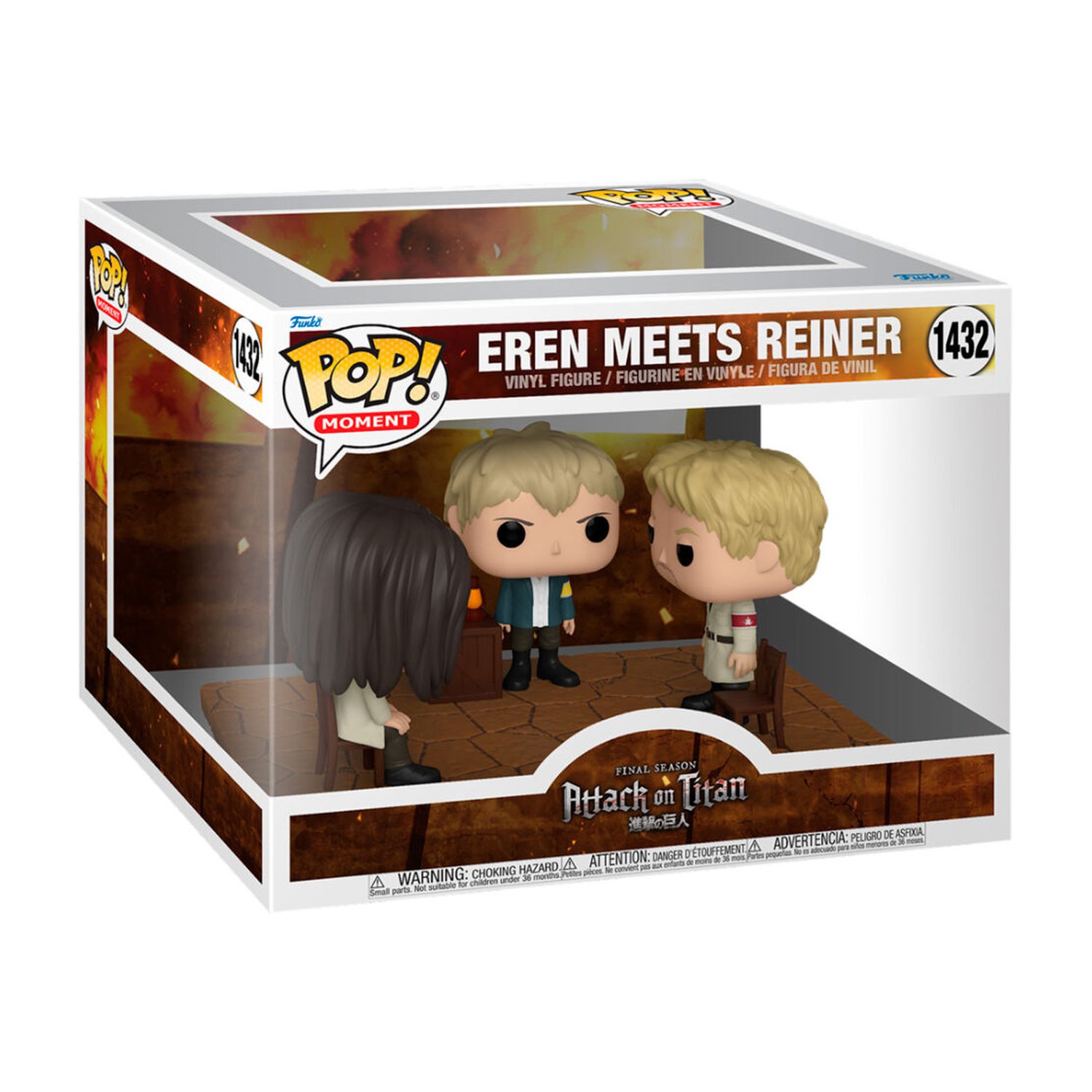 Figura POP Moment Attack on Titan Eren Meets Reiner