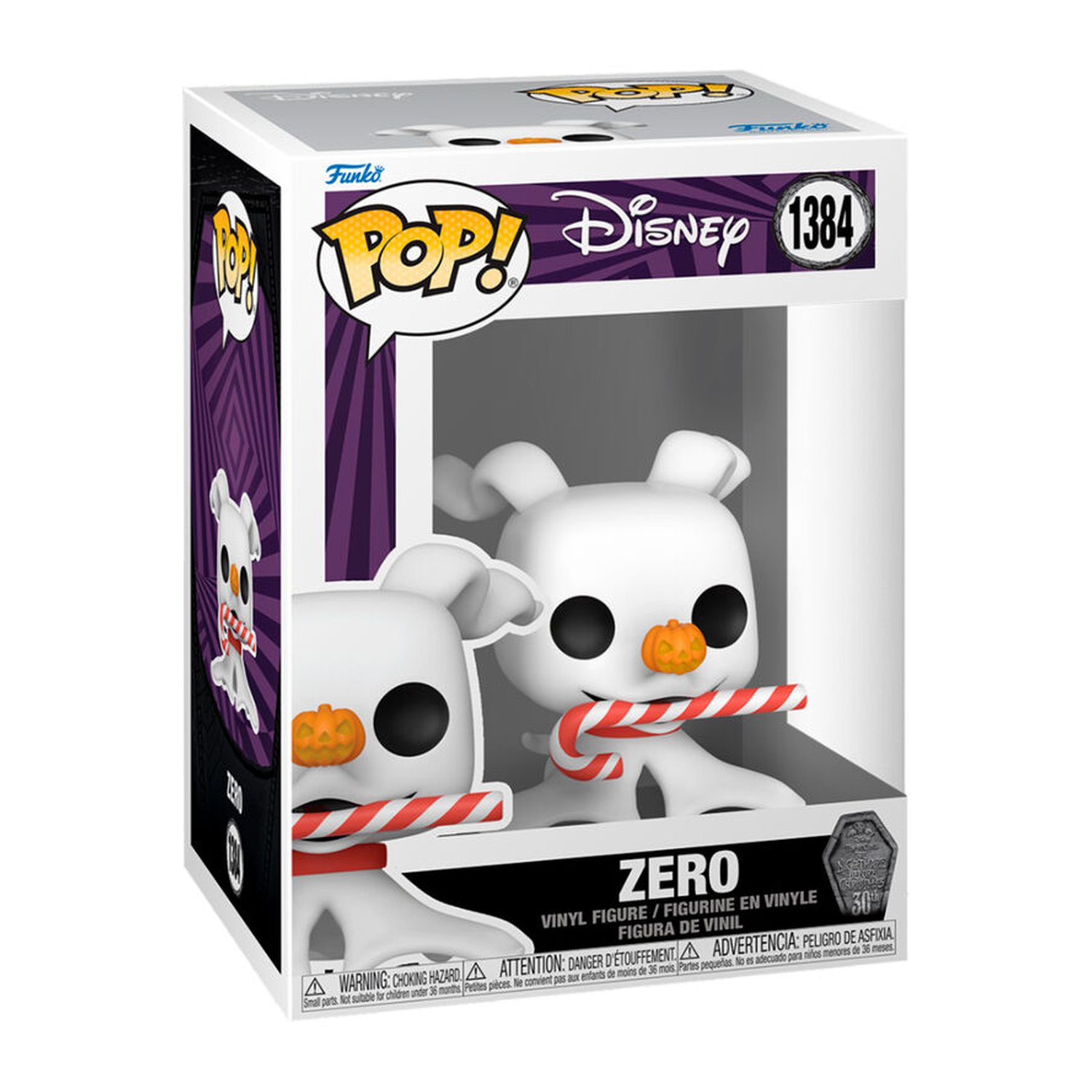 Figura POP Disney Pesadilla Antes de Navidad 30th Anniversary Zero