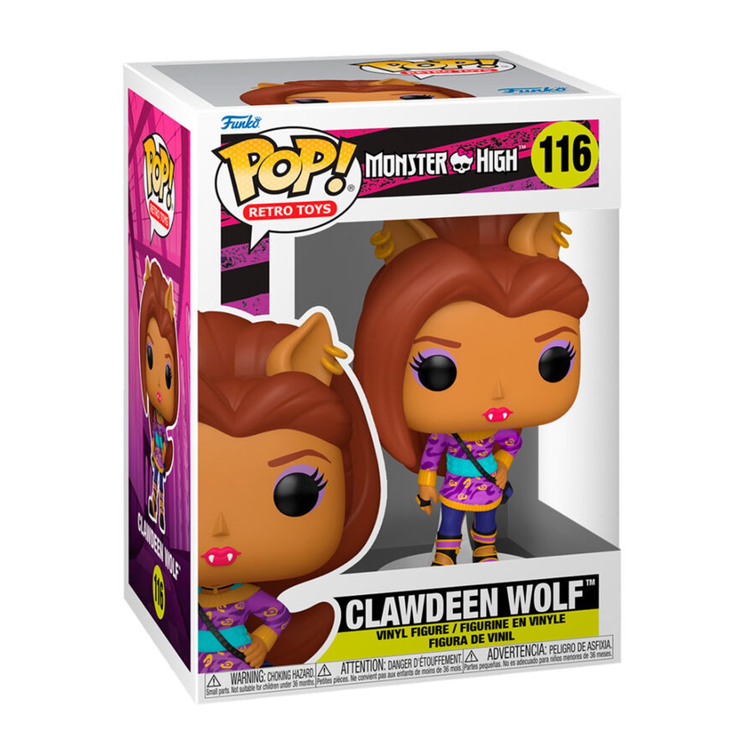Figura POP Monster High Clawdeen
