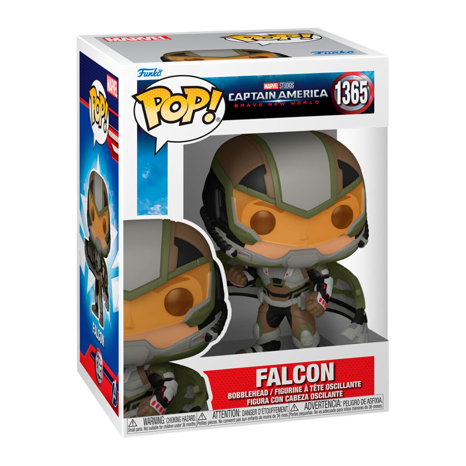 Figura POP Marvel Capitan America Brave New World Falcon