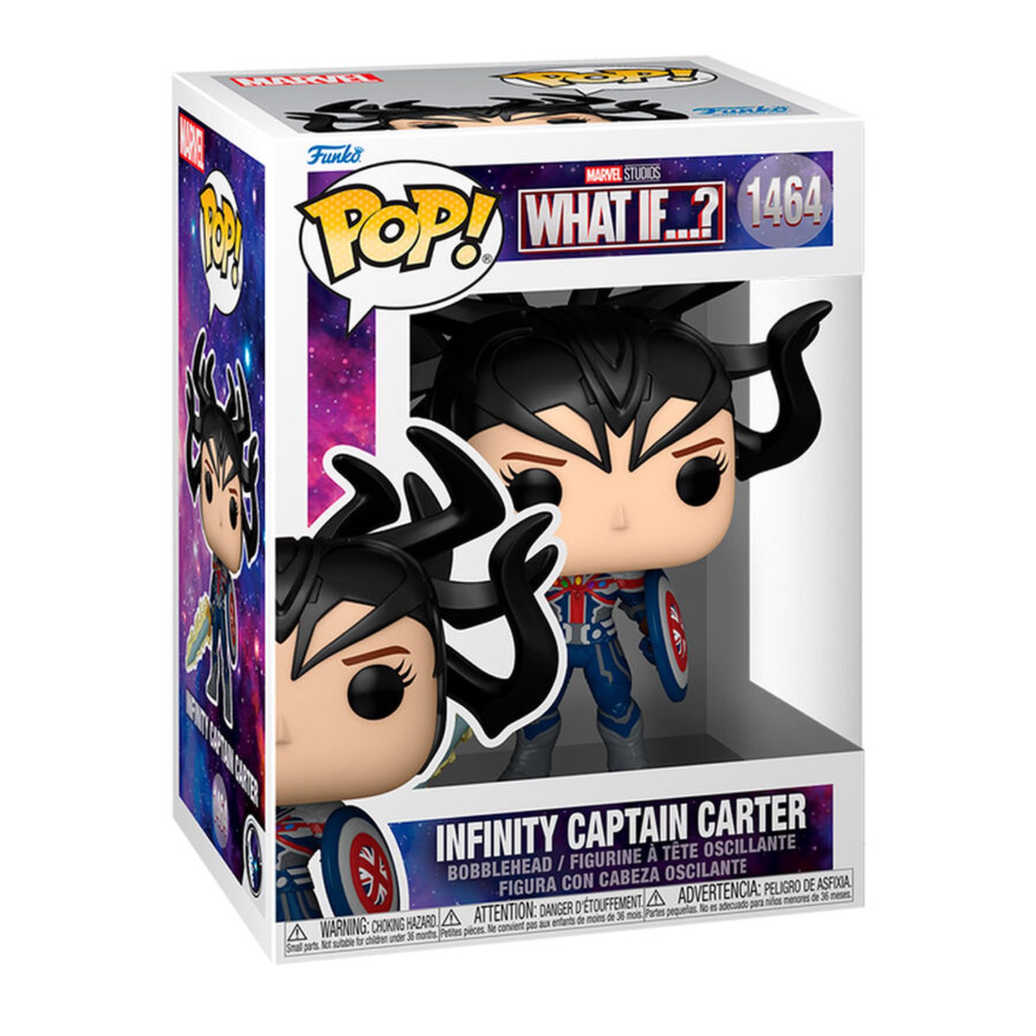 Figura POP Marvel What IF Infinity Captain Carter