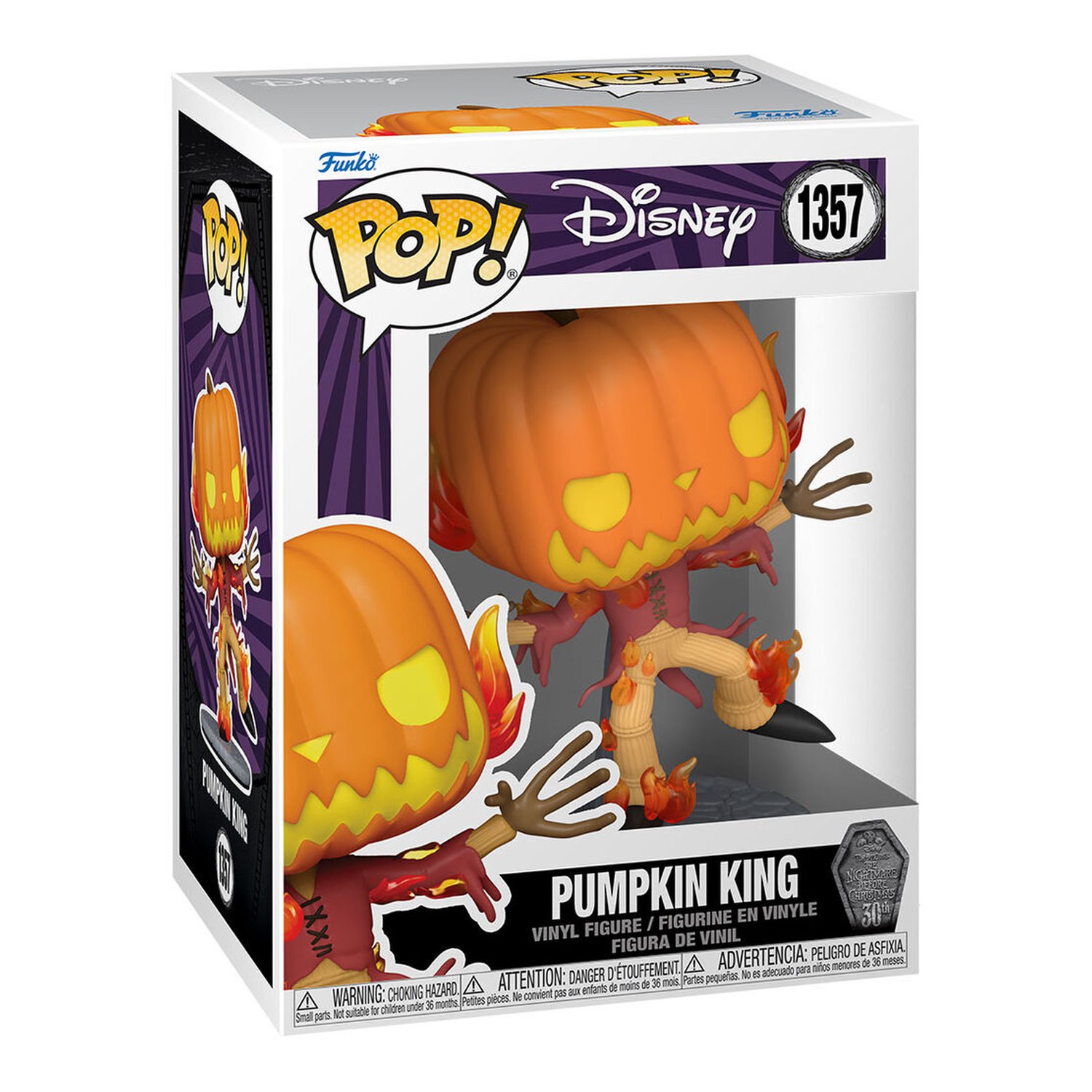 Figura POP Disney Pesadilla Antes de Navidad 30th Anniversary Pumpkin King