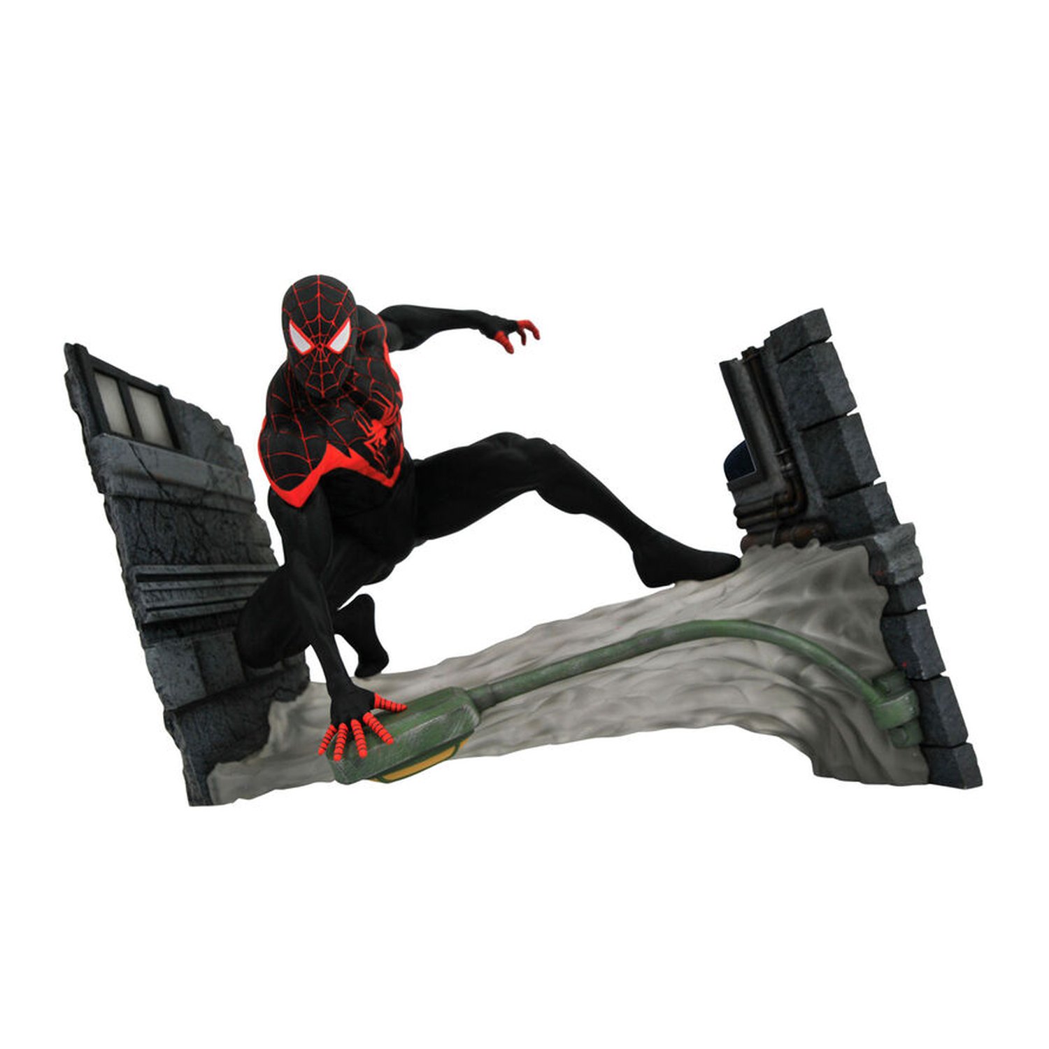Figura Miles Morales Spiderman Marvel Comic Gallery 18cm