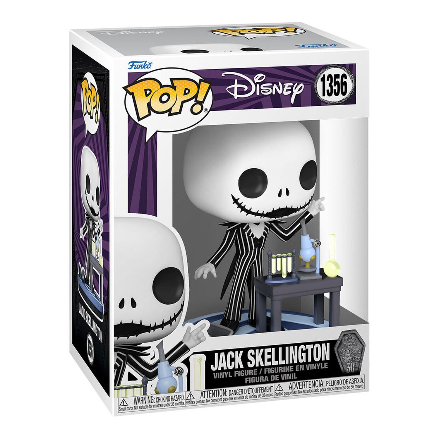Figura POP Disney Pesadilla Antes de Navidad 30th Anniversary Jack Skellington