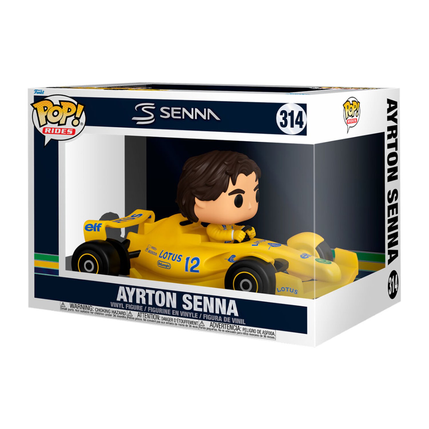 Figura POP Rides Super Deluxe Lotus Ayrton Senna