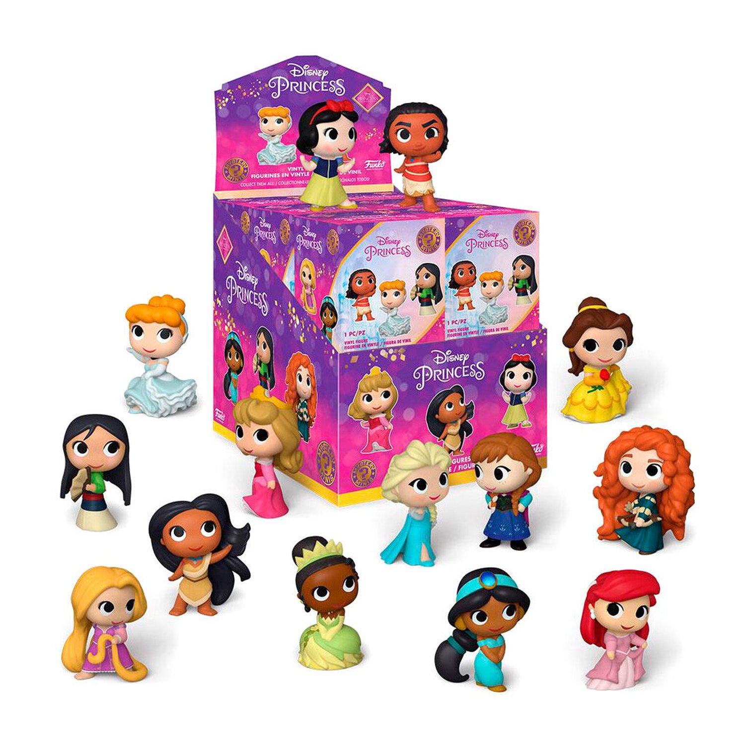 Figura Mystery Minis Disney Ultimate Princess (12 Uds)