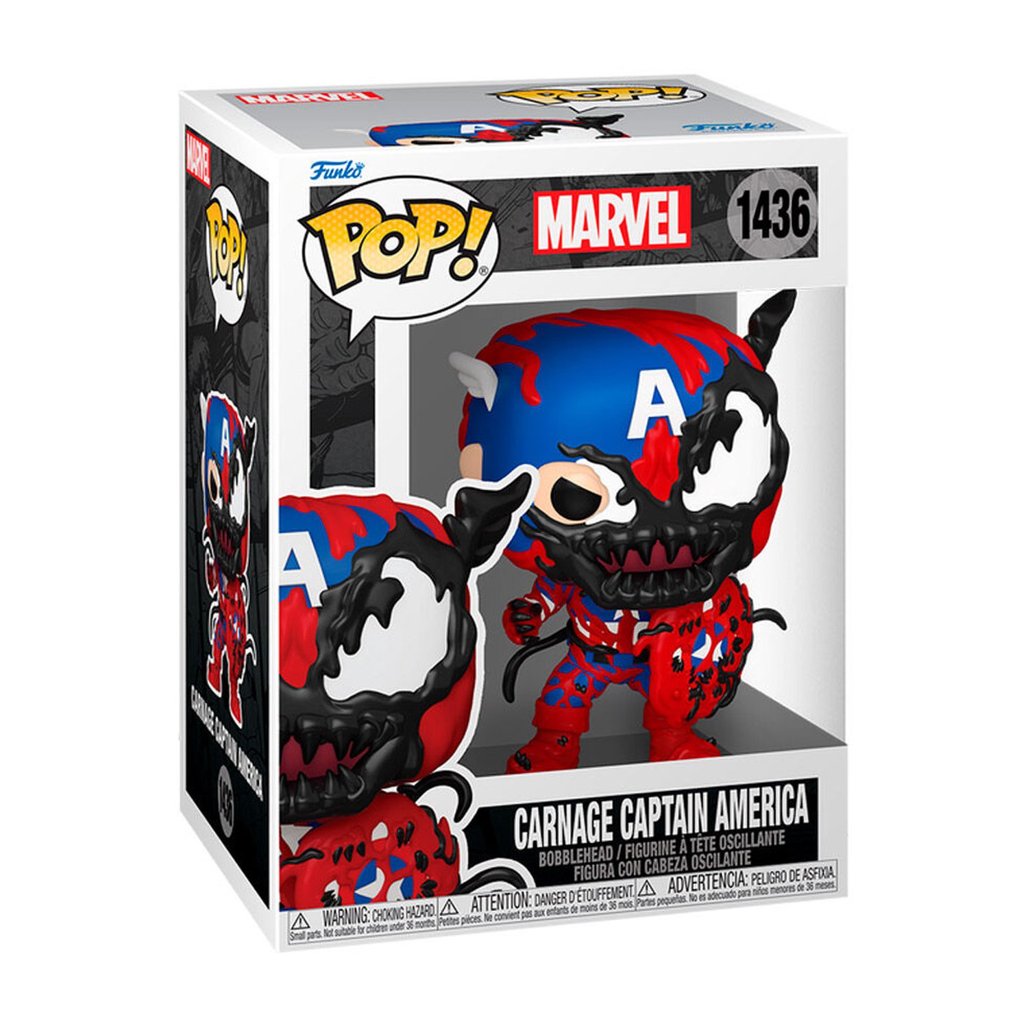 Figura POP Marvel Carnage Capitan America