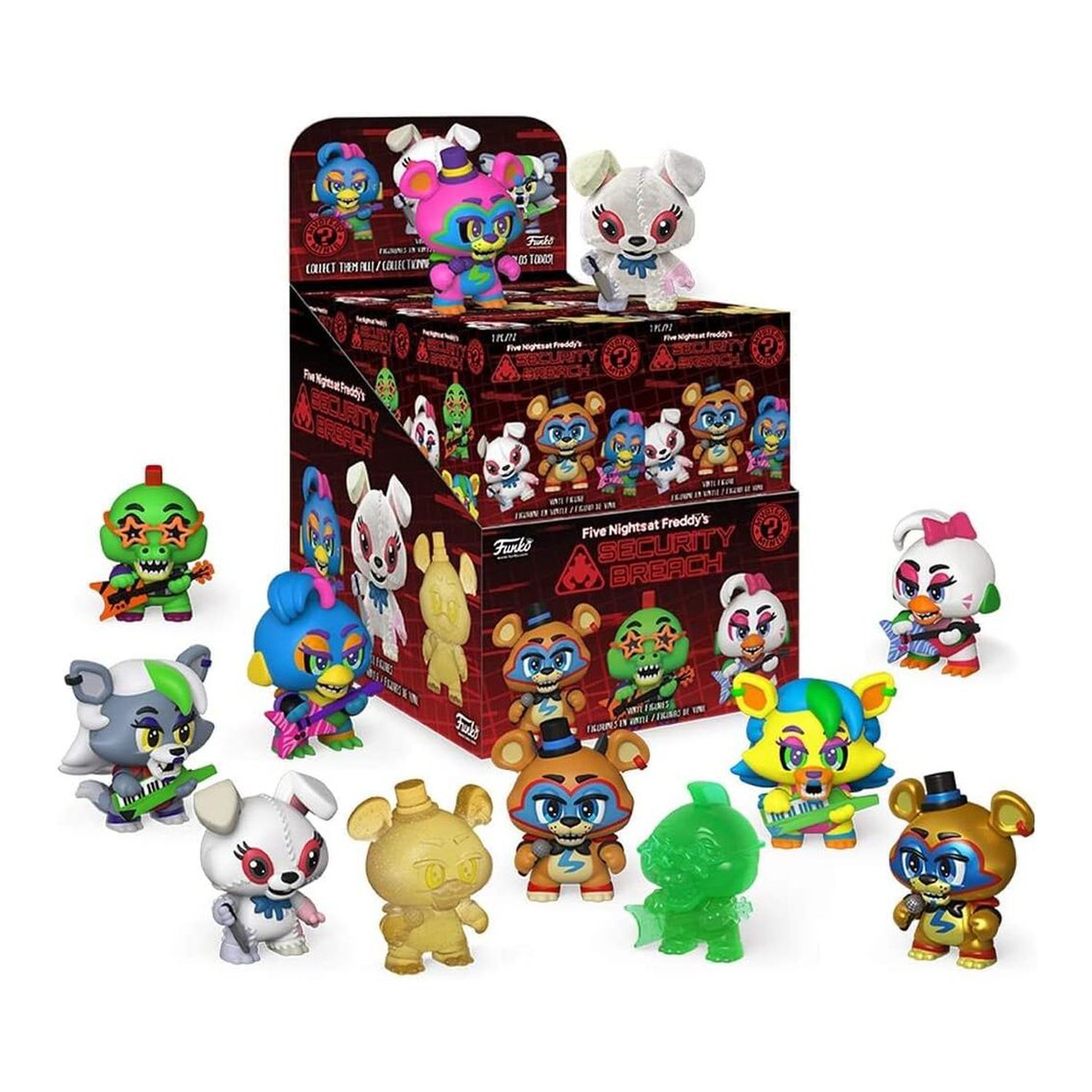 Figura Mystery Minis Friday Night at Freddys Security Breach (12 Uds)