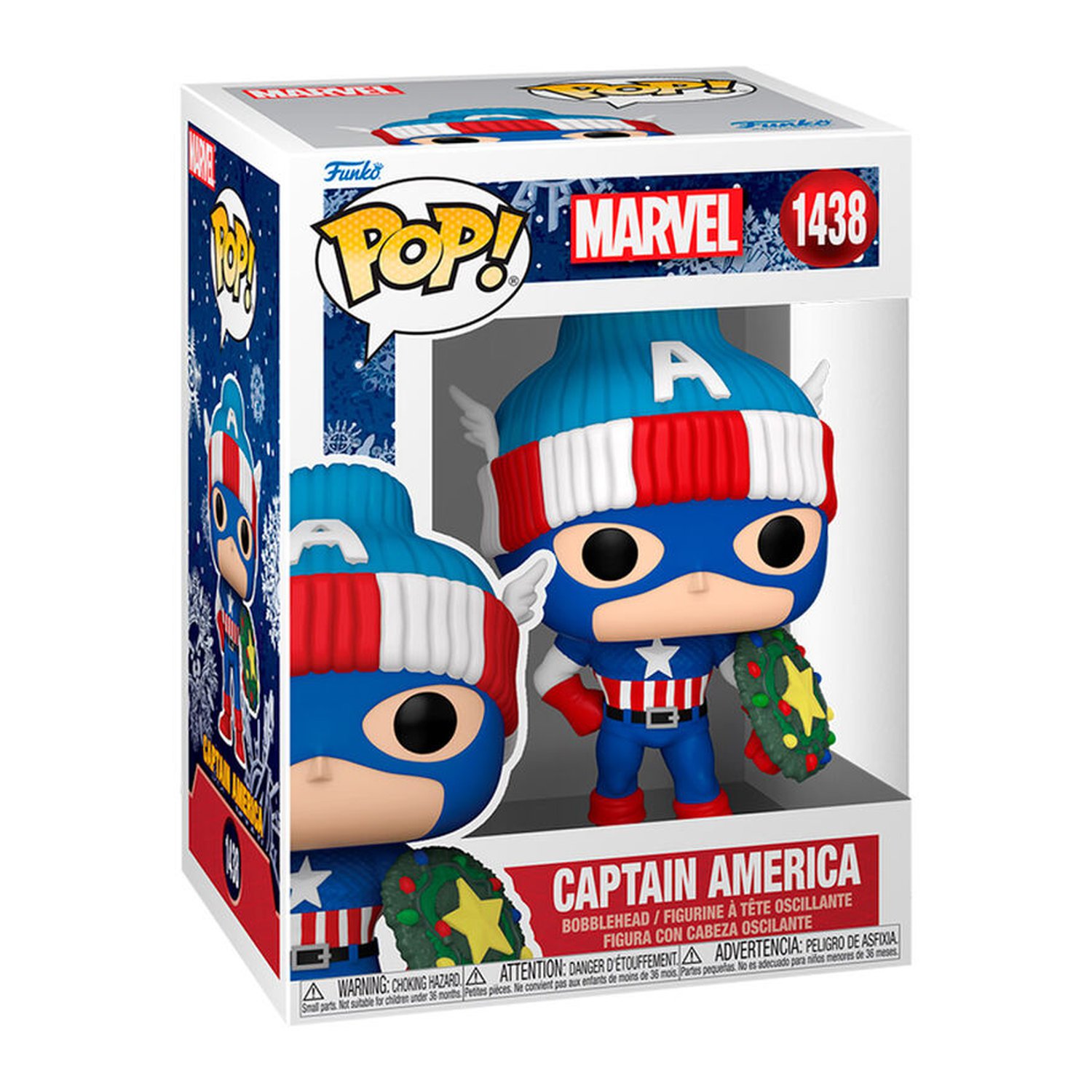 Figura POP Marvel Capitan America Holiday