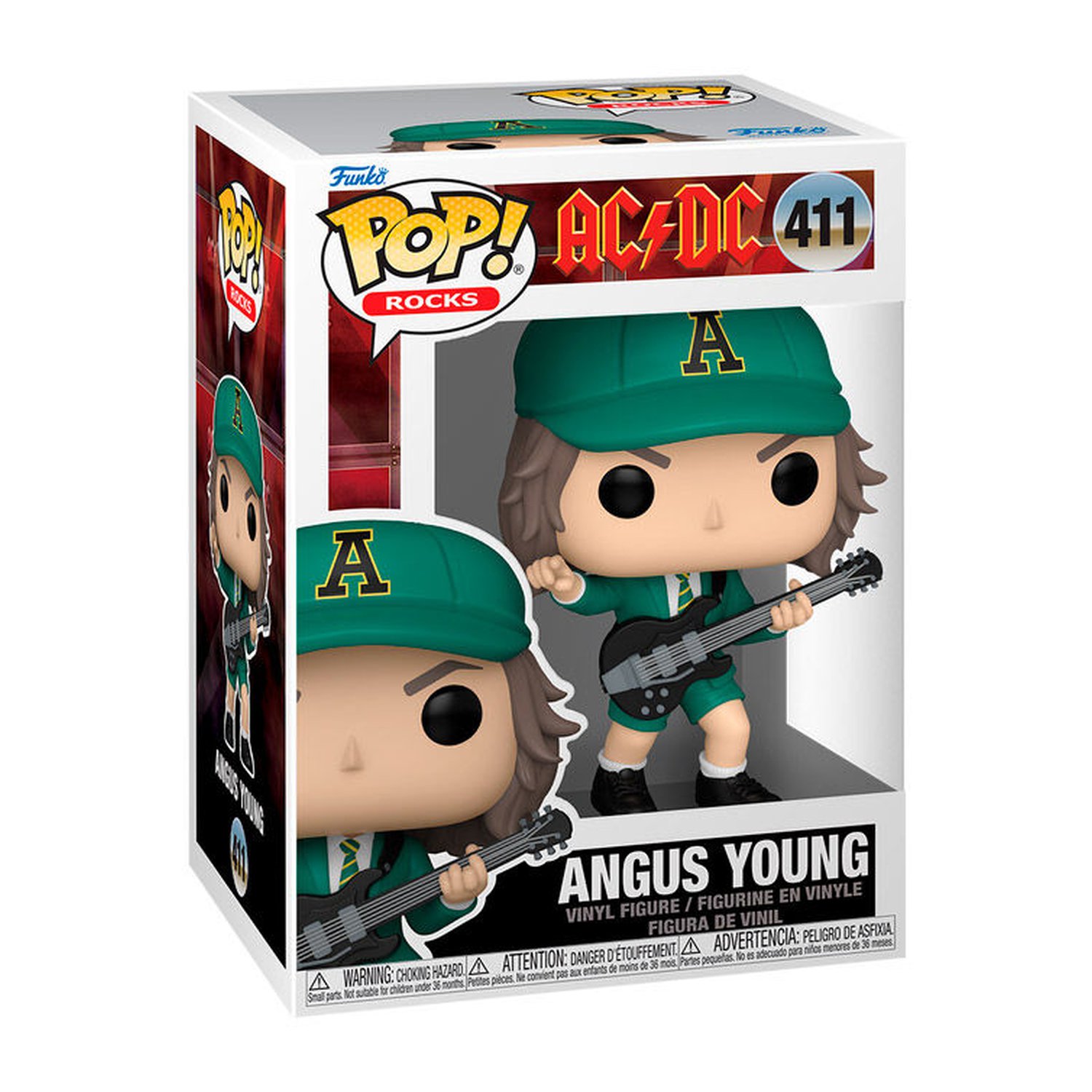 Figura POP AC/DC Angus Young Green