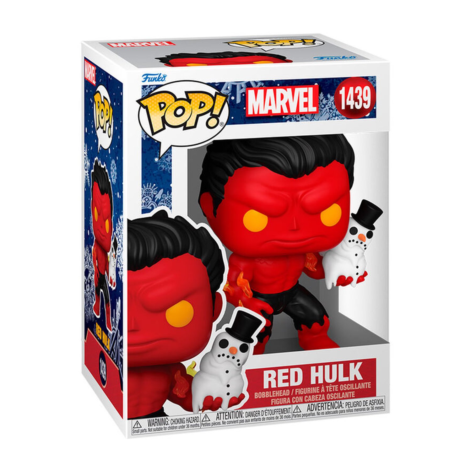 Figura POP Marvel Red Hulk with Snowman