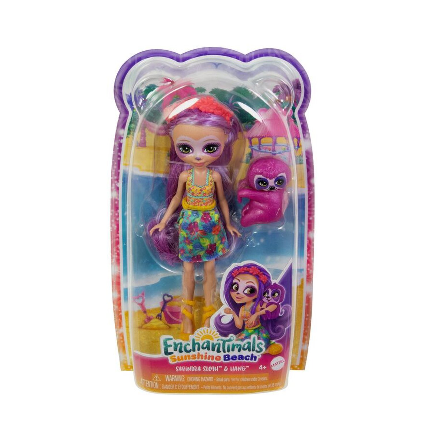 Muñeca Sabindra Sloth Sunshine Beach Enchantimals