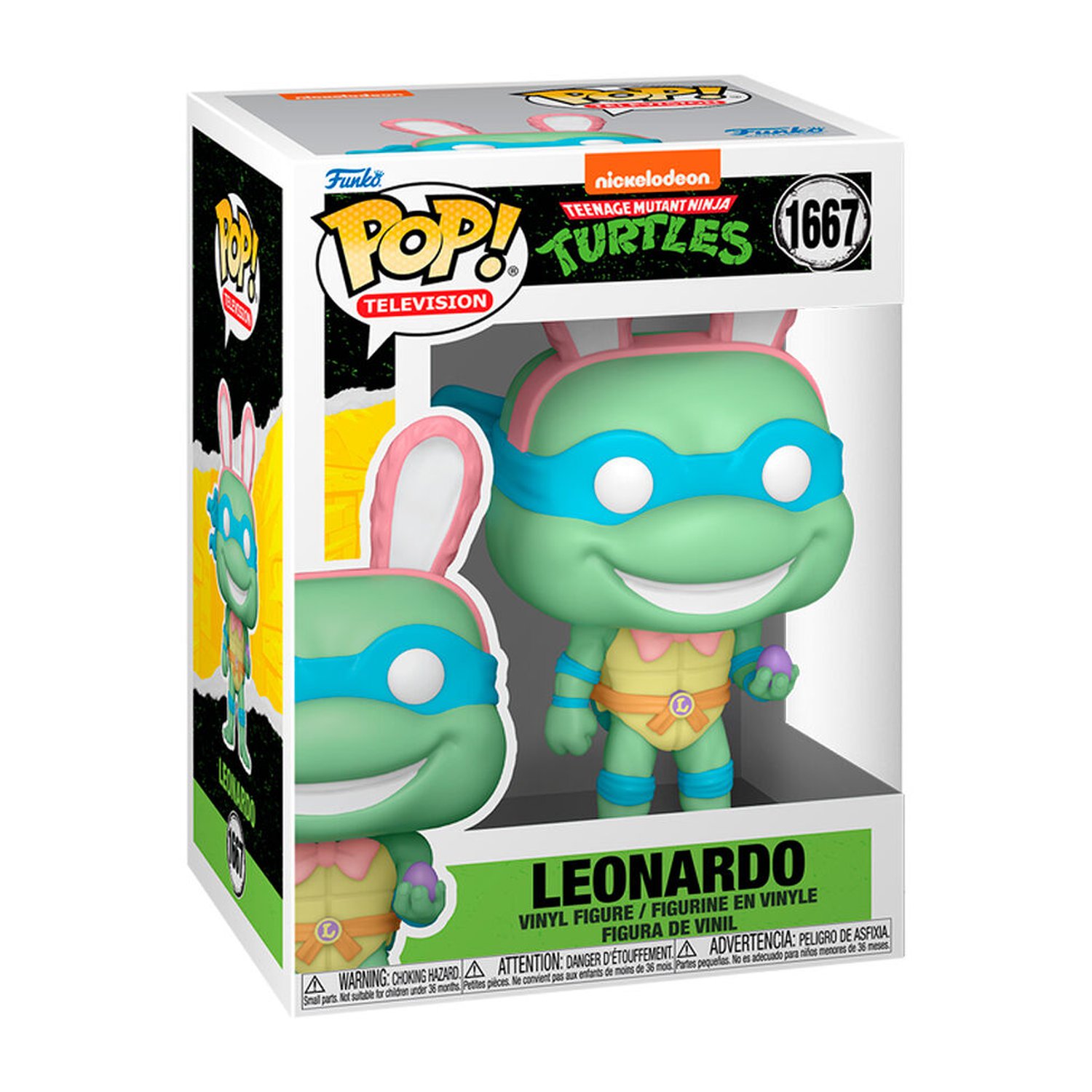Figura POP Tortugas Ninja Leonardo Conejo de Pascua