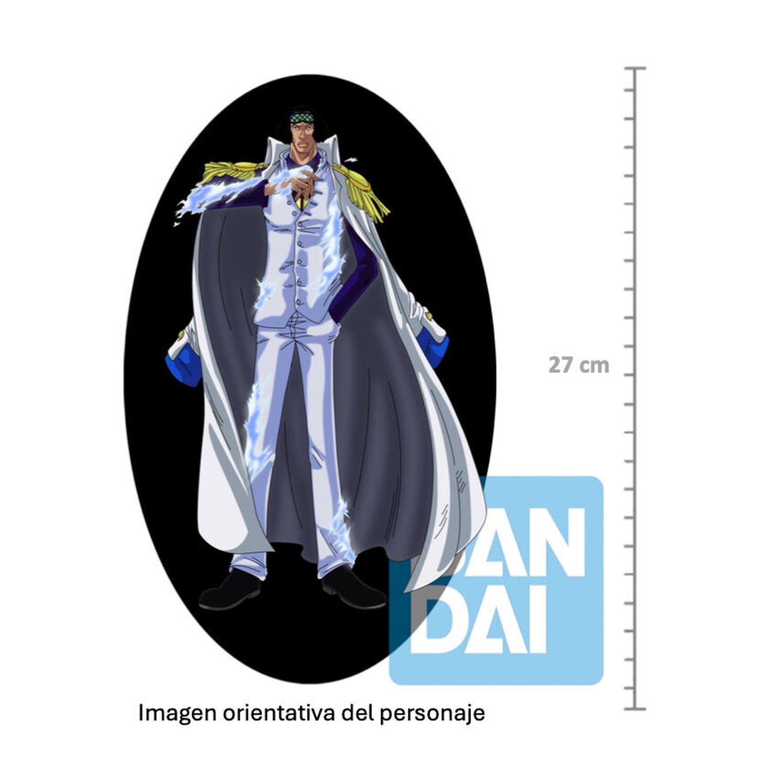 Figura Ichibansho Kuzan Legendary Hero One Piece 27cm