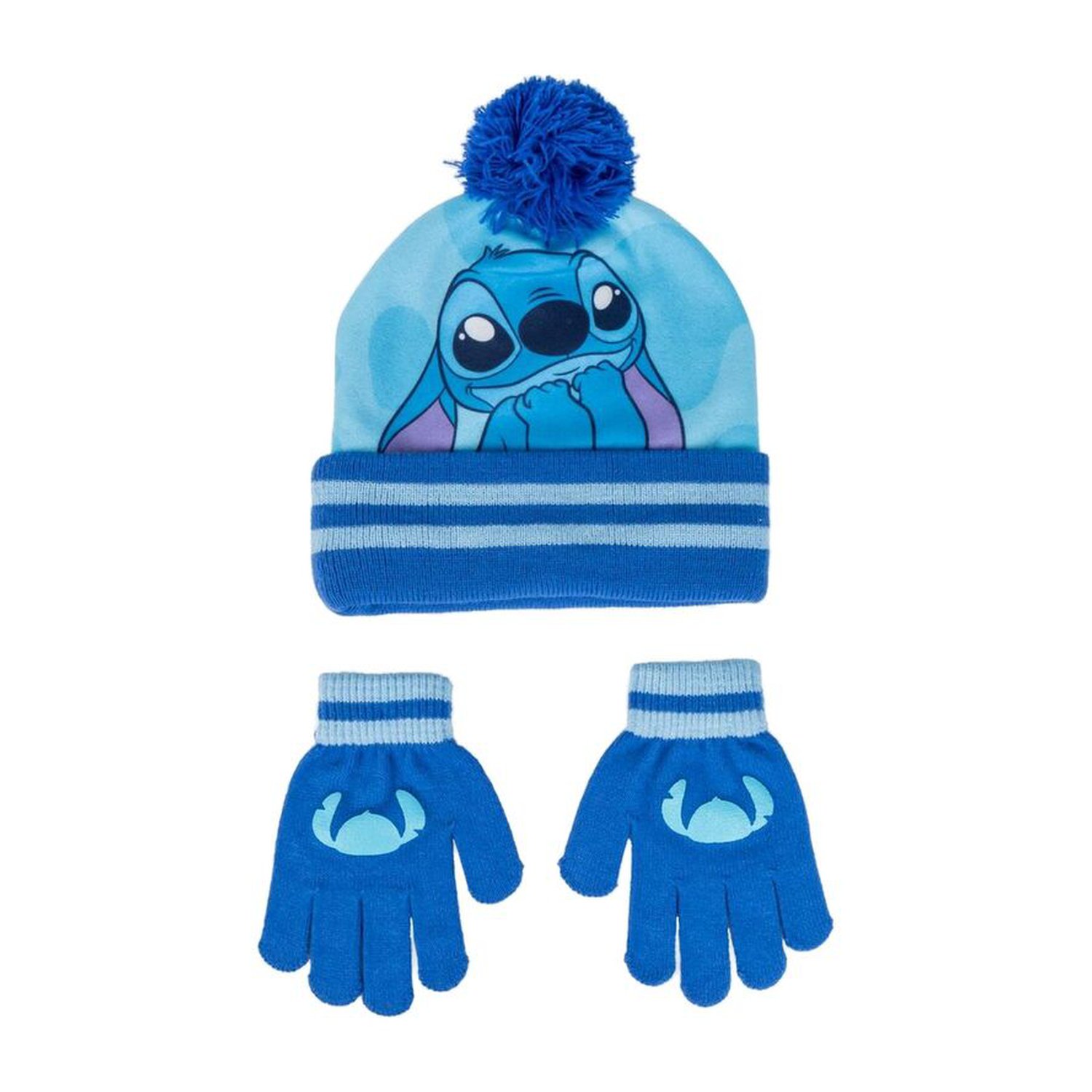 Set gorro y guantes Stitch Disney (6 Uds)