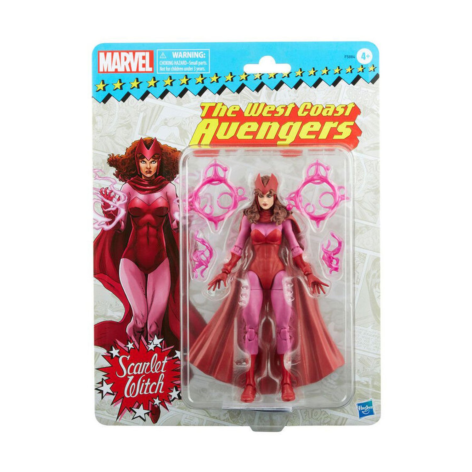 Figura Scarlet Witch Retro Marvel Legends 15cm