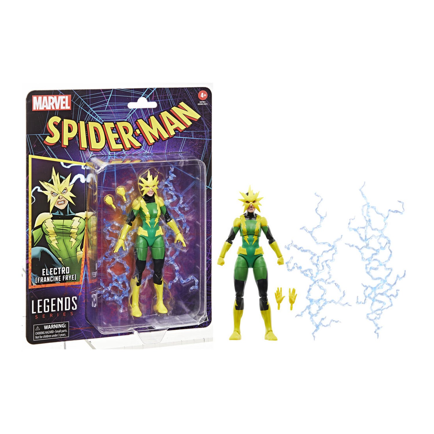 Figura Electro Francine Frye Spider-Man Marvel 15cm