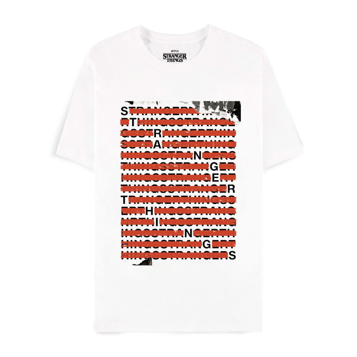 Camiseta Letters Stranger Things