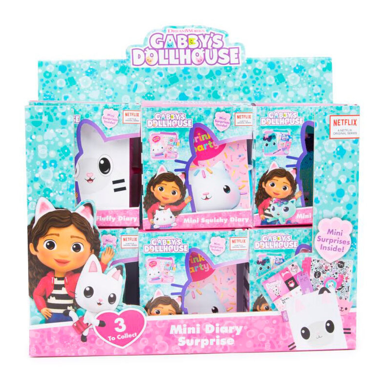 Mini diario La Casa de Muñecas de Gabby surtido (12 Uds)