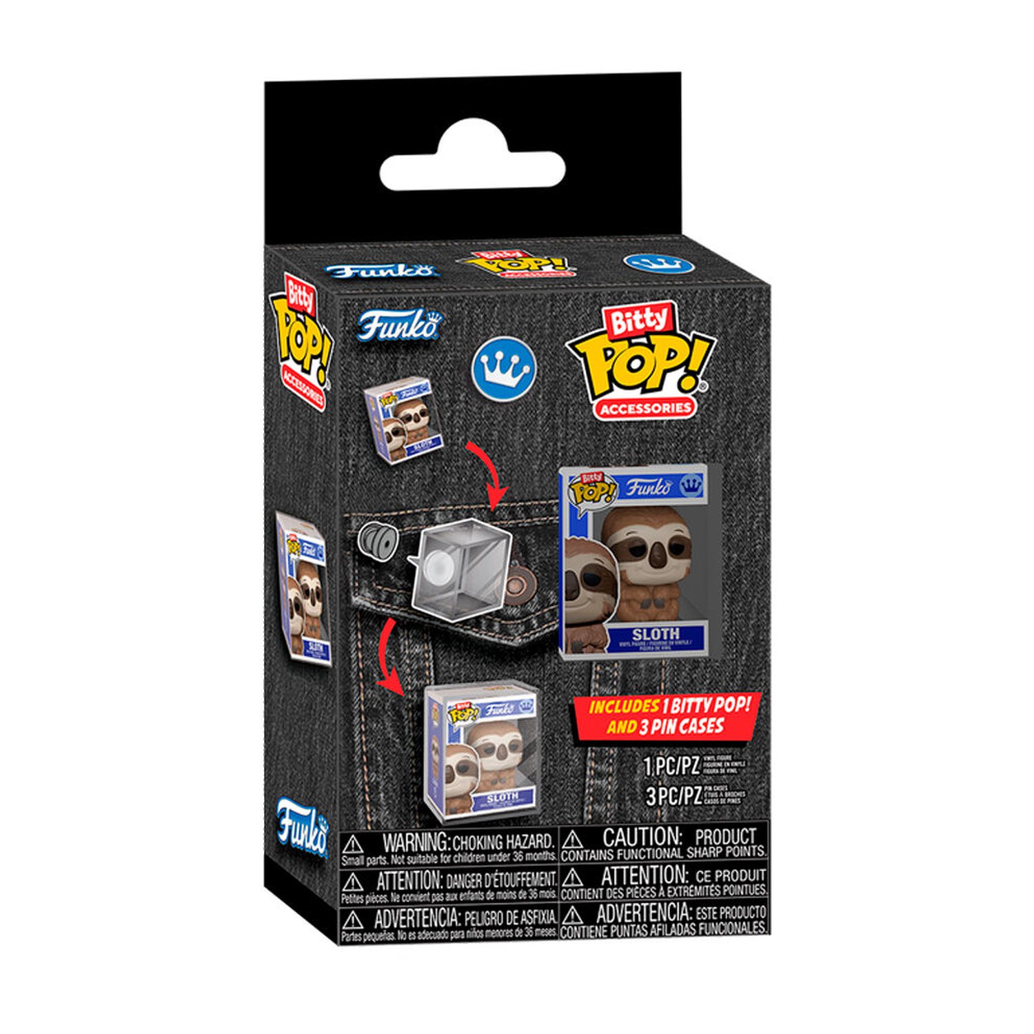 Pin Bitty POP Sloth (12 Uds)