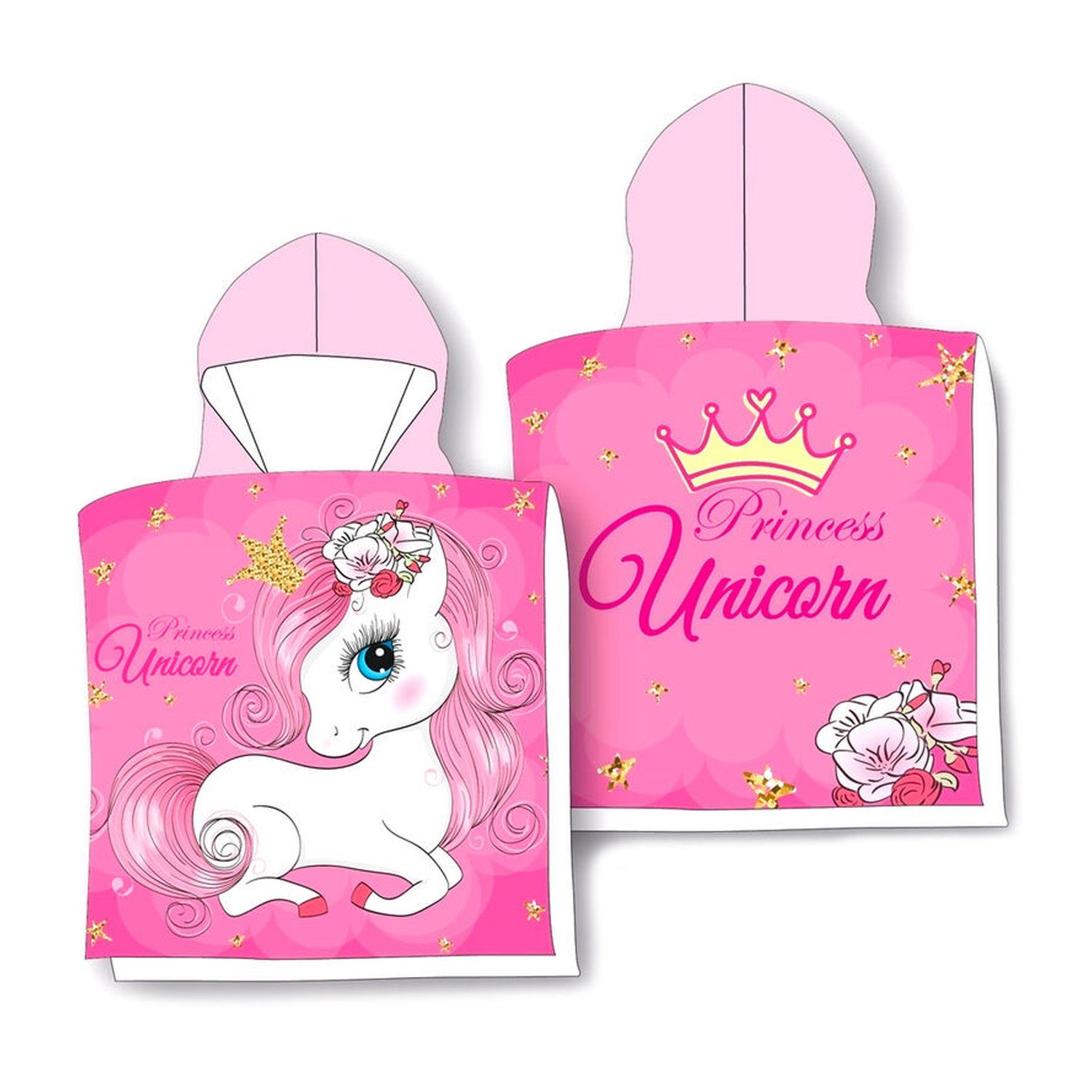 Poncho toalla Unicornio algodon
