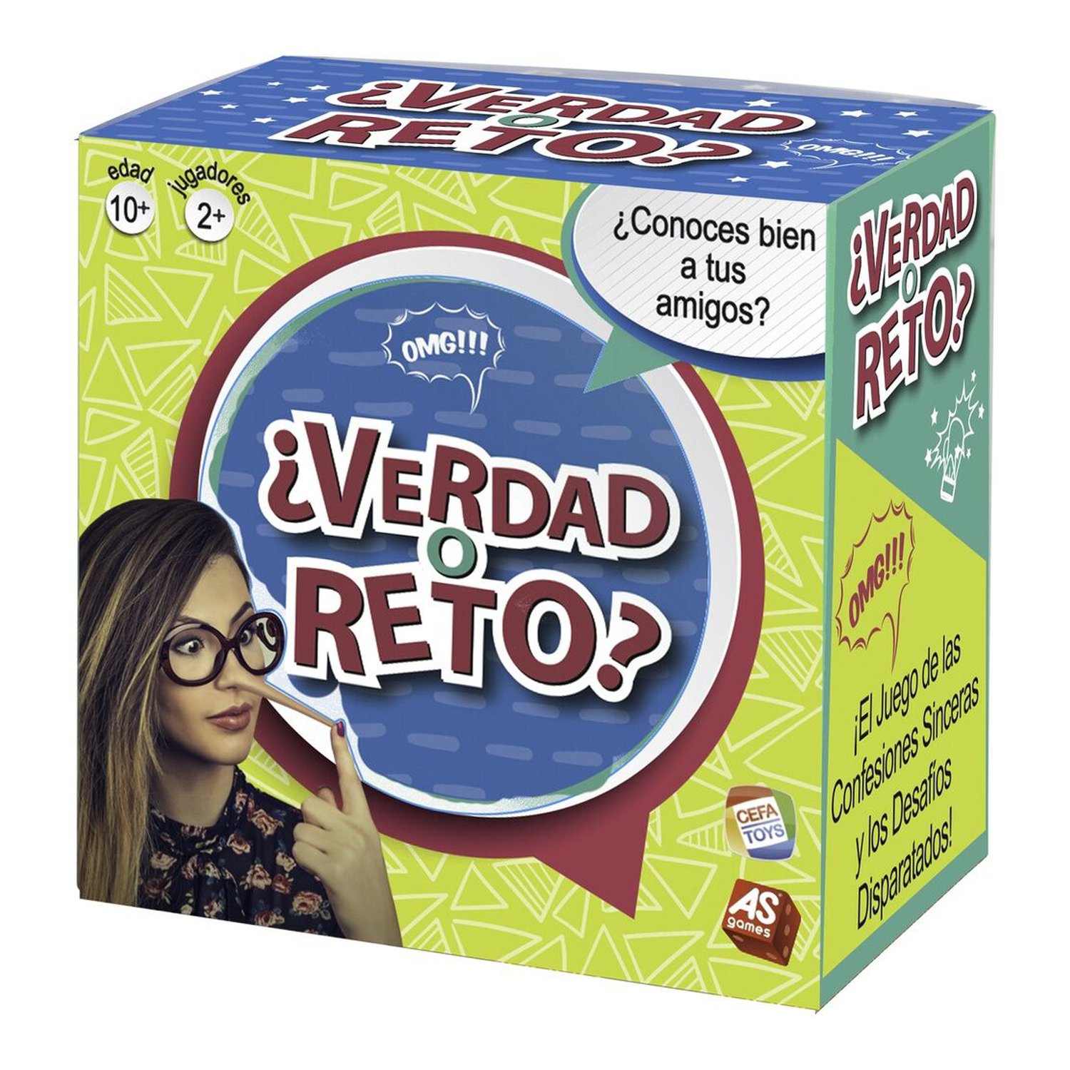 Juego mesa Verdad o Reto español