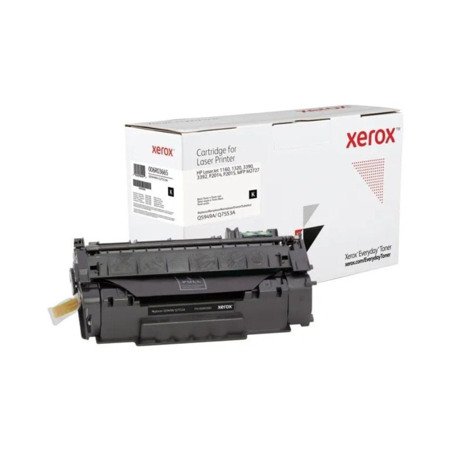 Xerox · Tóner Compatible HP · 3000 páginas · Negro · Q5949A/Q7553A