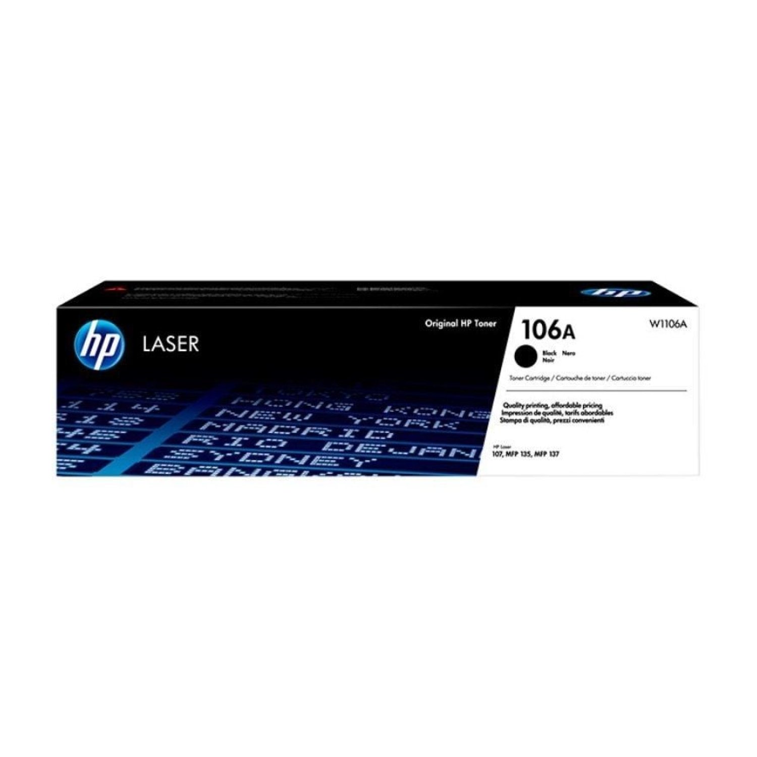 HP 106A · Tóner Original · Negro