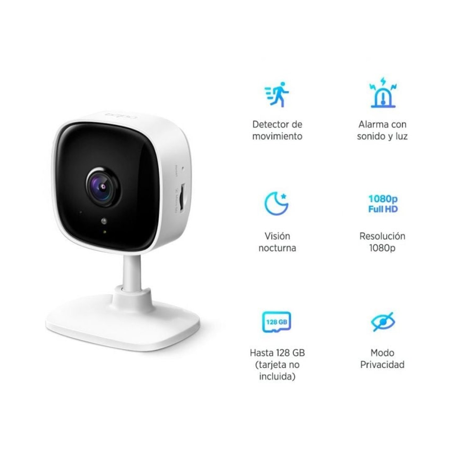 TP-Link Tapo C100 · Cámara de Vigilancia · Visión Nocturna · Control APP