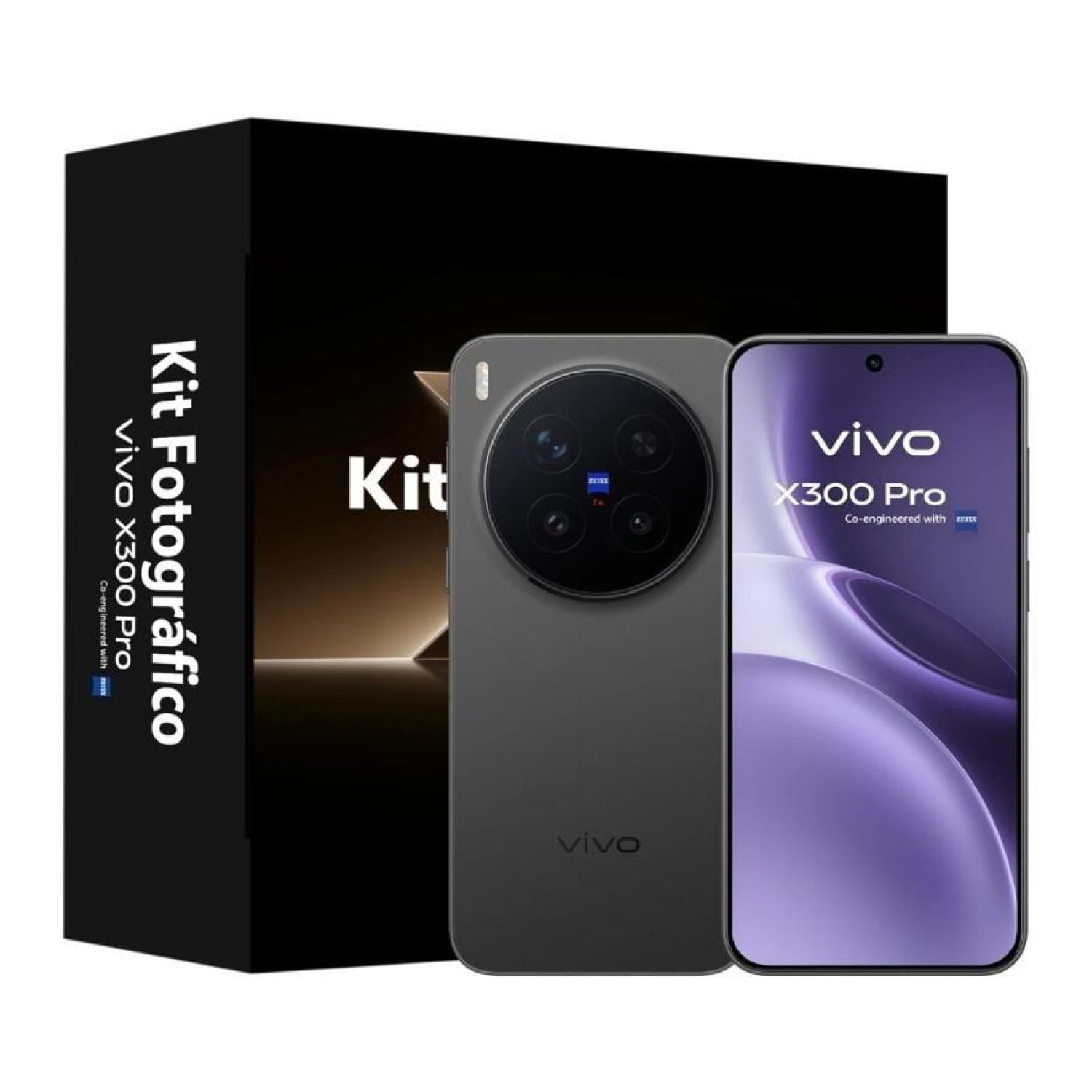 Vivo X300 Pro · 16GB RAM · 512GB · 6,78" · 5G · Negro + Kit Fotográfico