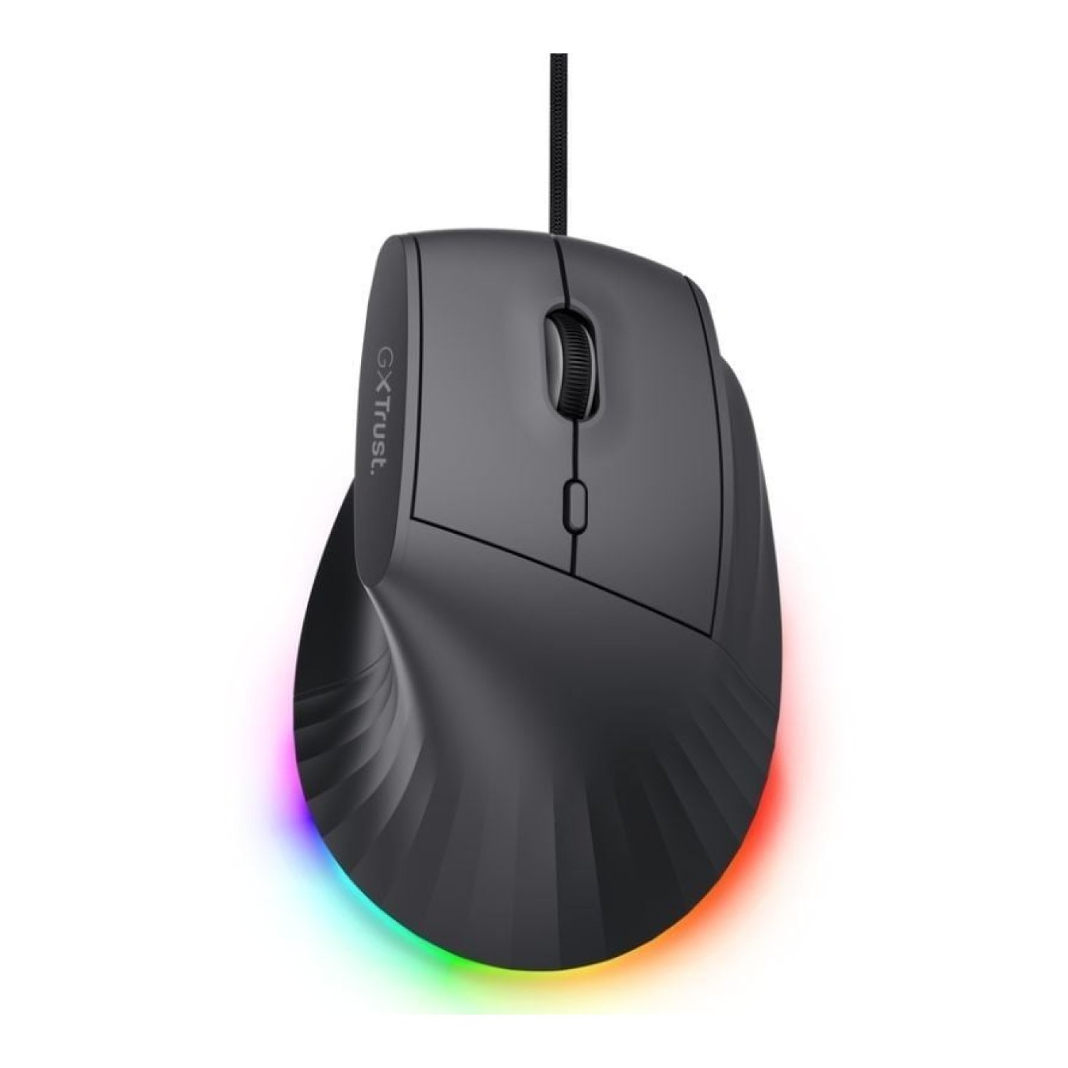 Trust Gaming GXT 145 Rexxa · Ratón Vertical Inalámbrico · 12.800 DPI · Gaming