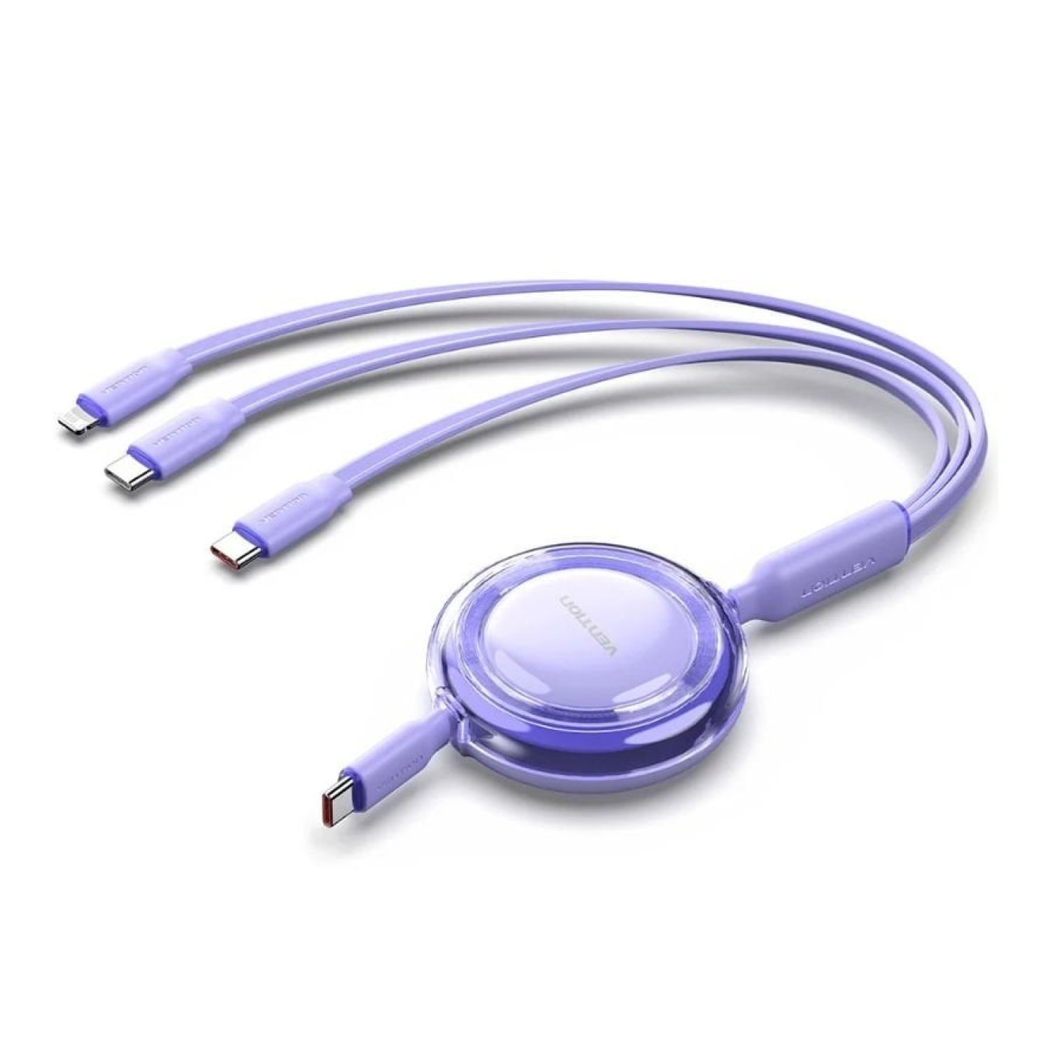 Vention Cable USB Tipo-C 2.0 · 3x USB Tipo-C · 100W · 480Mbps · 1,1m