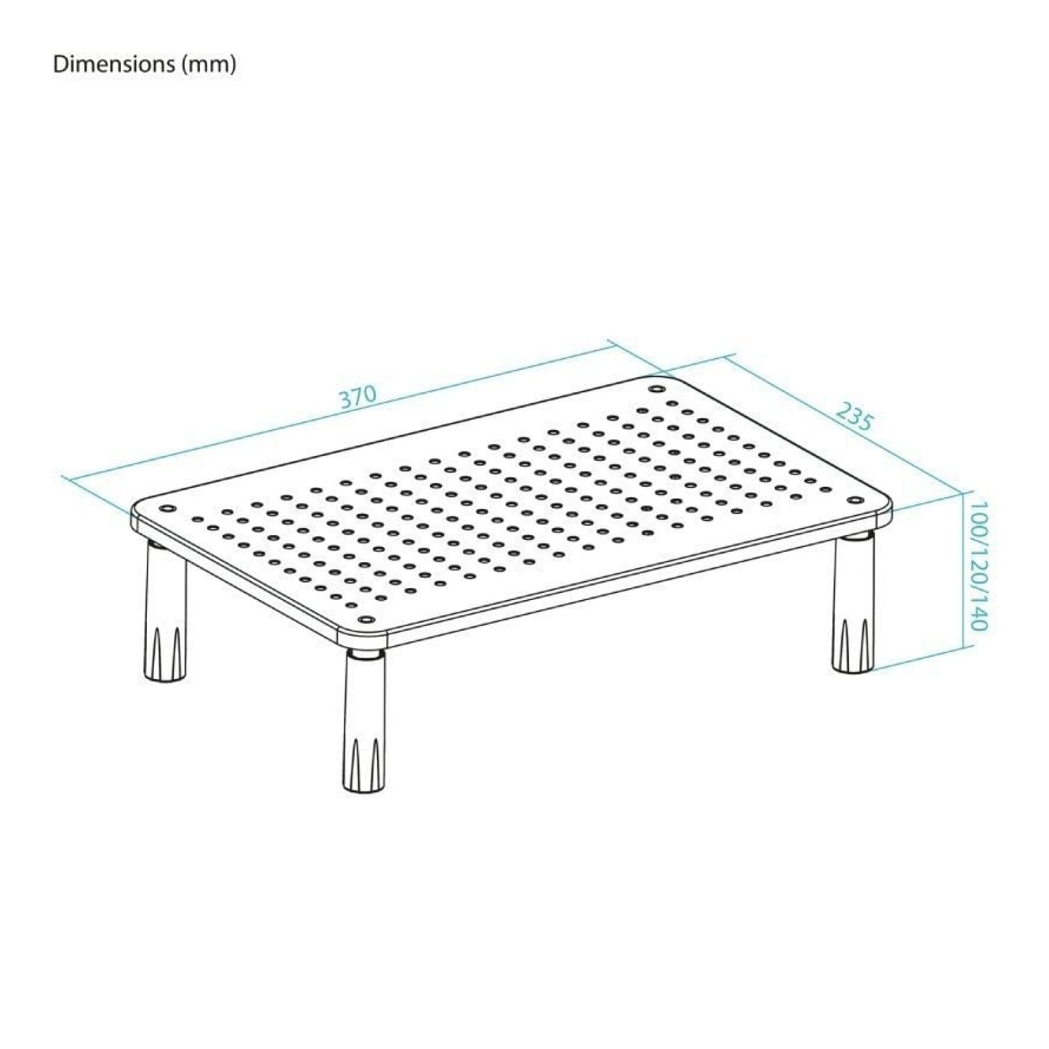 TooQ Soporte Monitor · Hasta 20kg · Ajustable