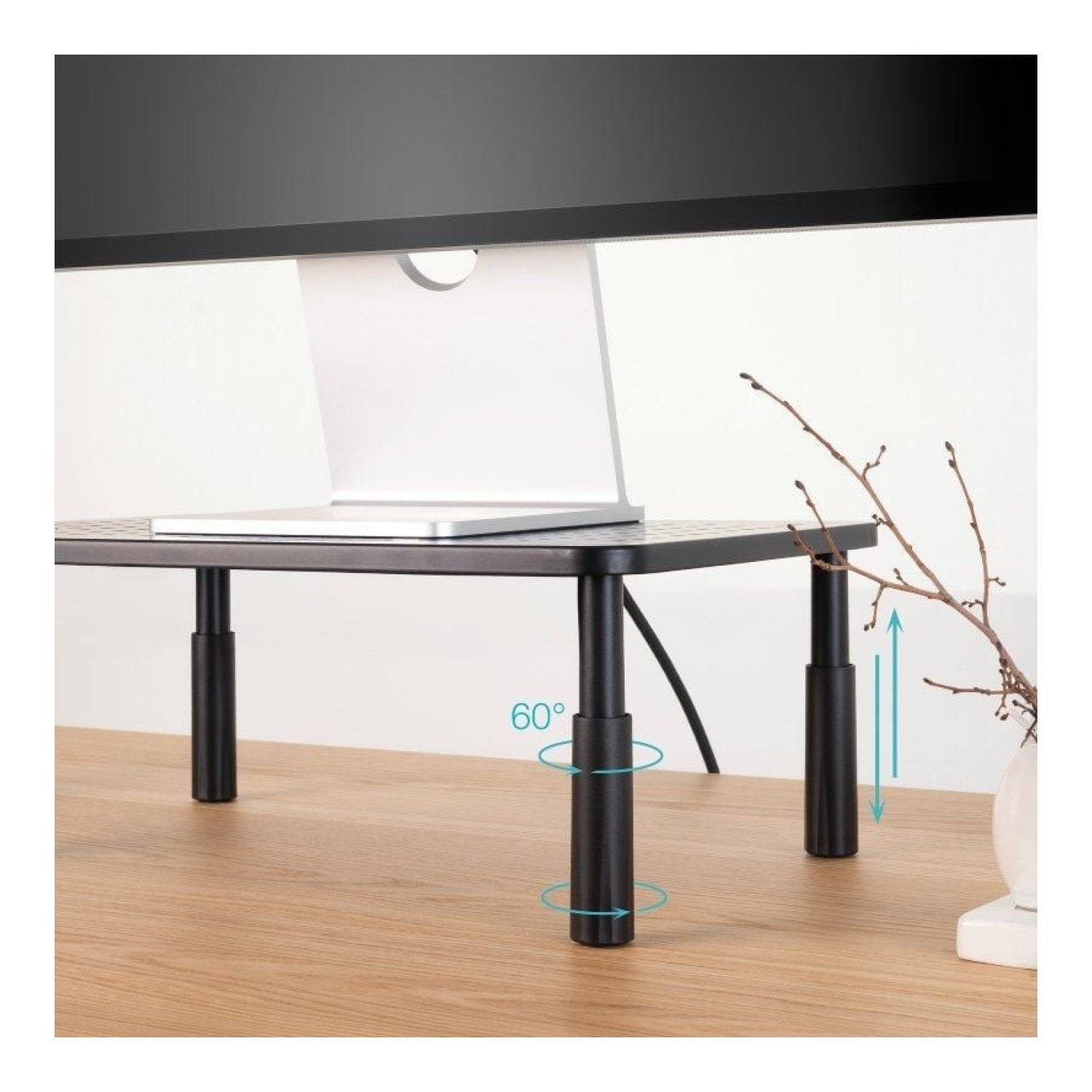 TooQ Soporte Monitor · Hasta 20kg · Ajustable