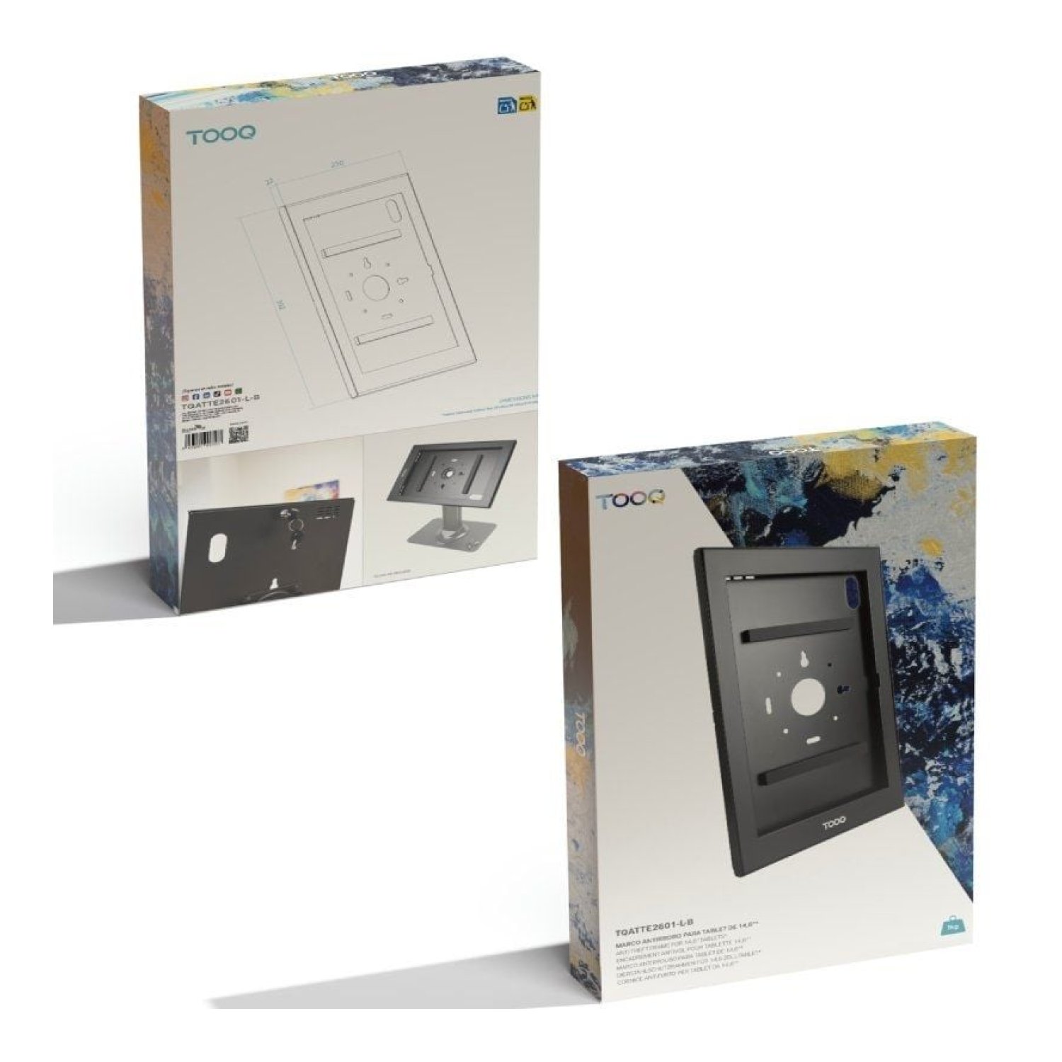 TooQ Marco Antirrobo para Tablet · TQATTE2601-L · Negro