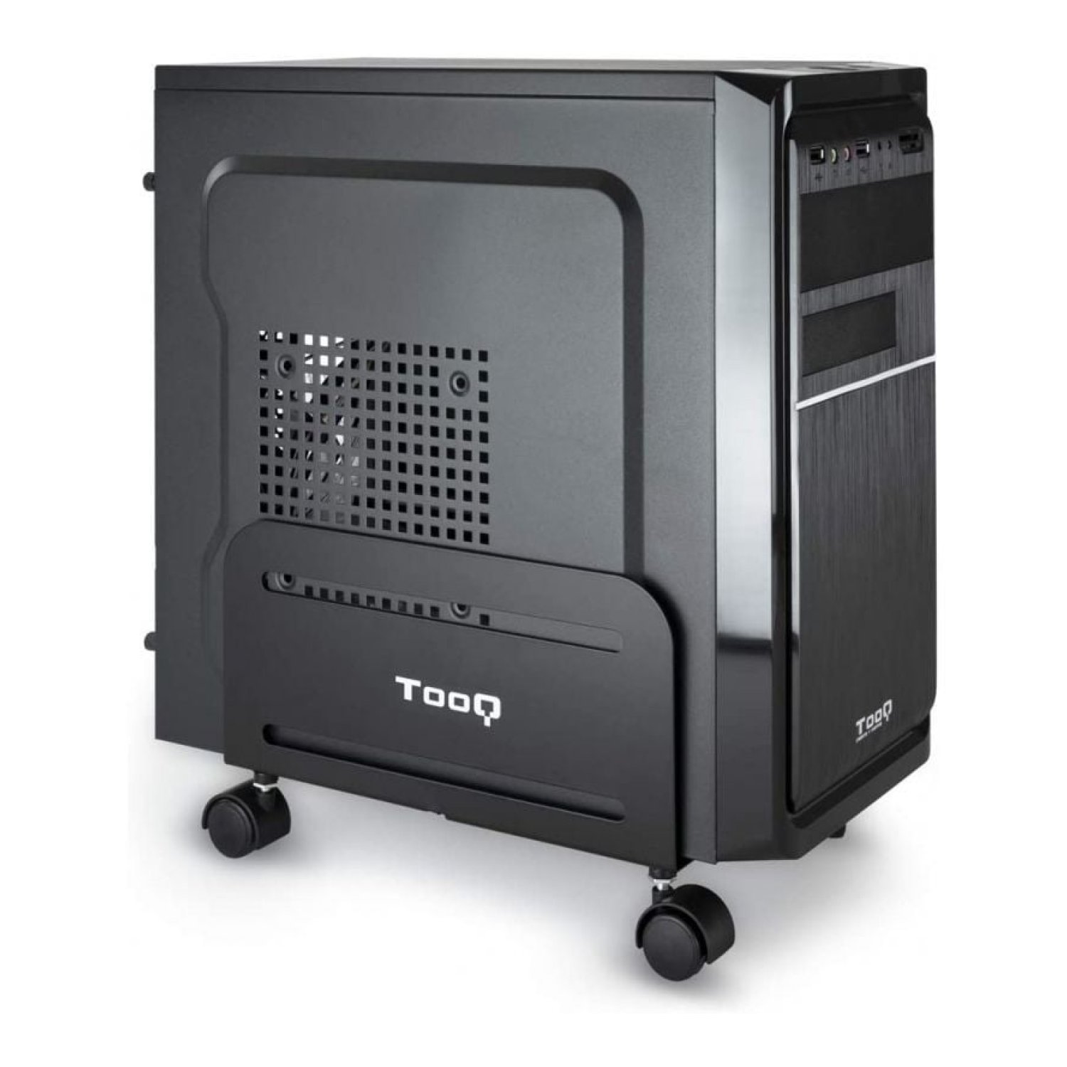TooQ Soporte CPU con Ruedas · Capacidad 10kg