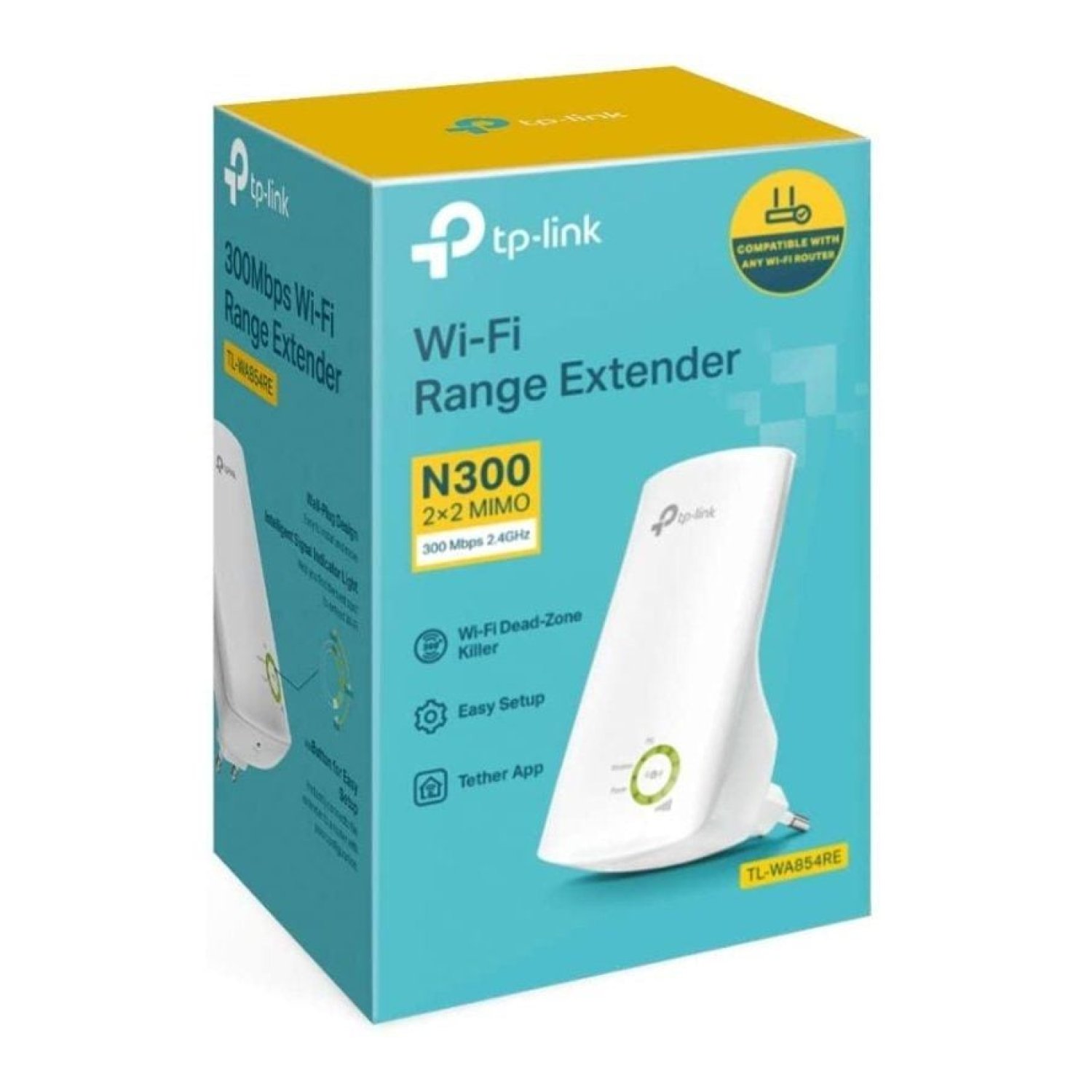 TP-Link TL-WA854RE · Repetidor WiFi 300Mbps · 2 Antenas Internas