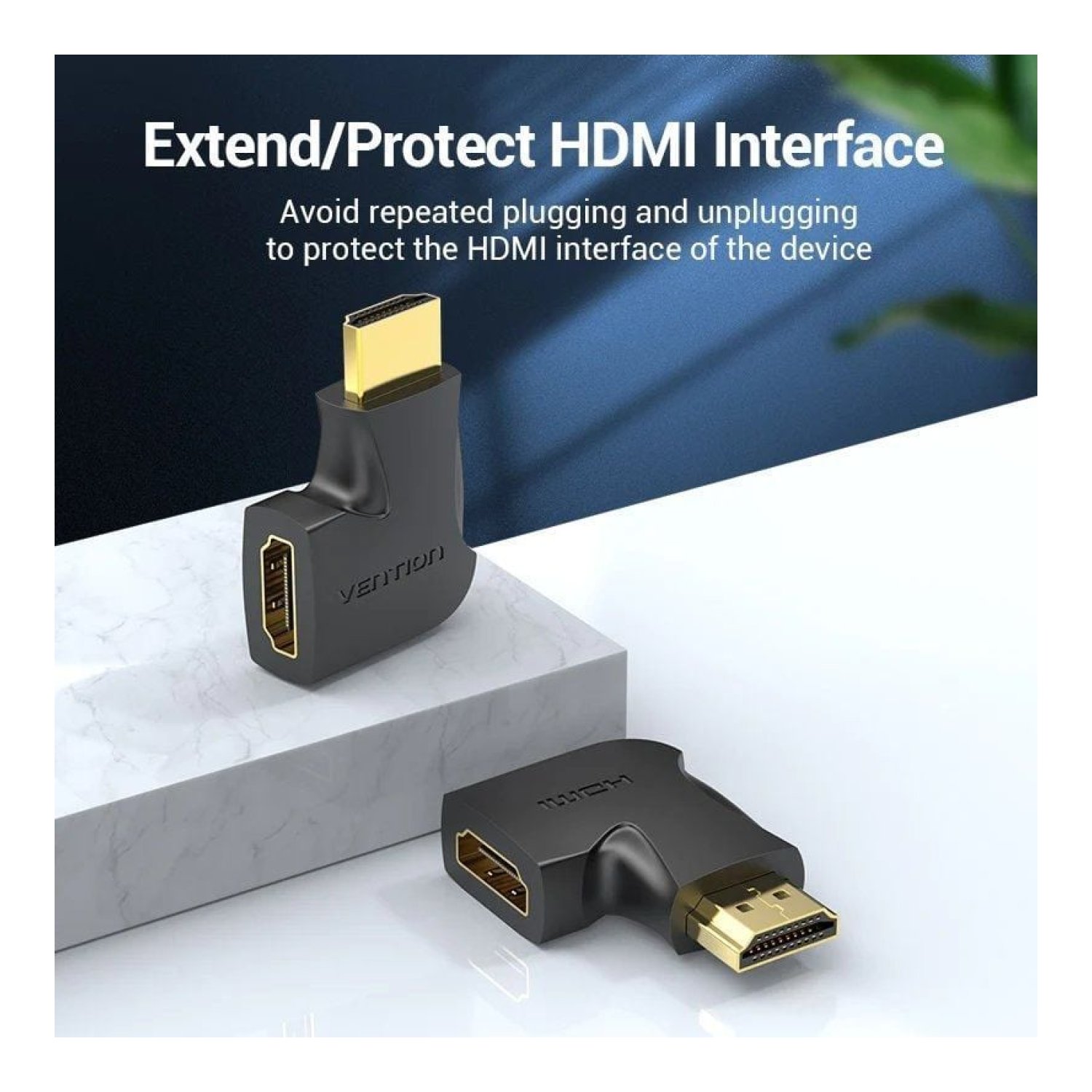 Vention · Adaptador HDMI 4K · 270º · HDMI Macho-Hembra
