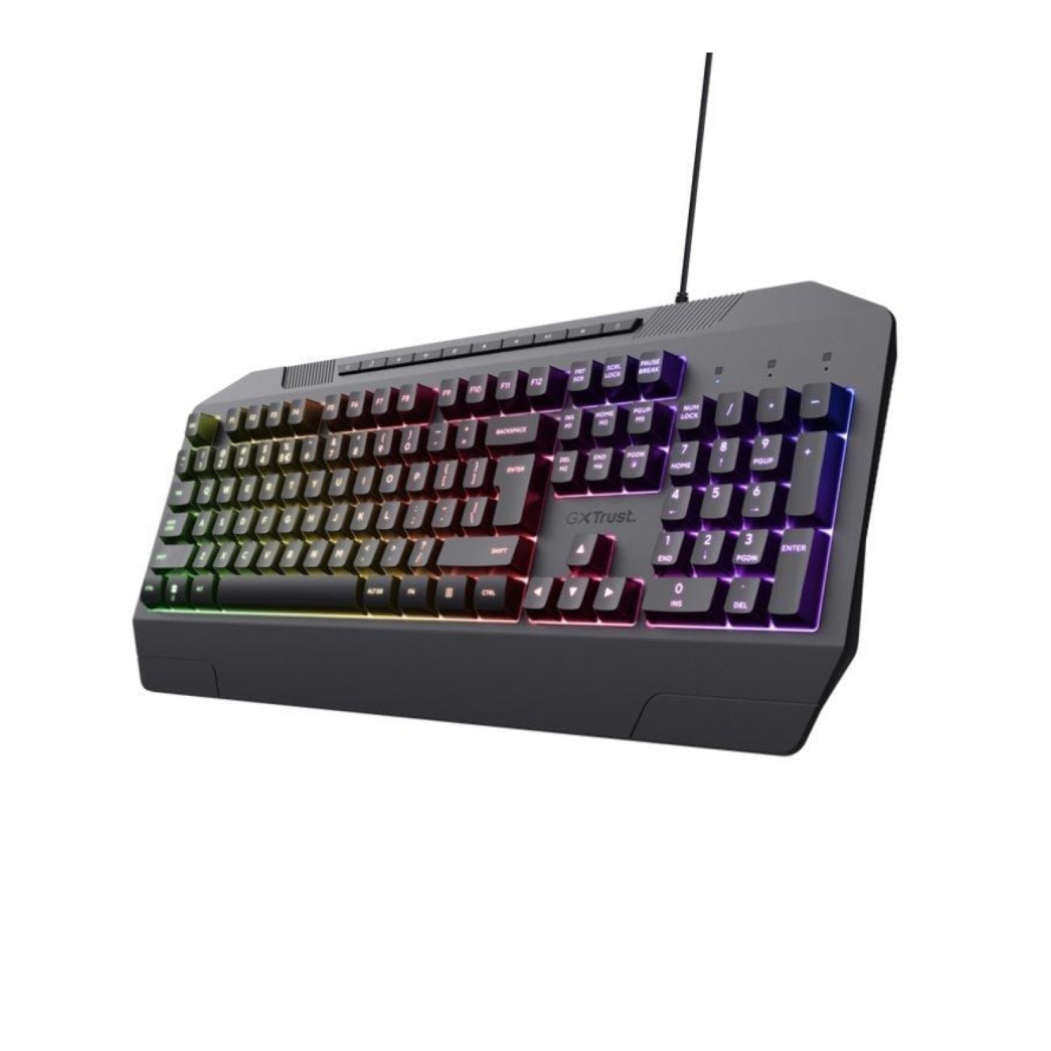 Trust Gaming GXT 836 EVOCX · Teclado Gaming · Retroiluminado RGB
